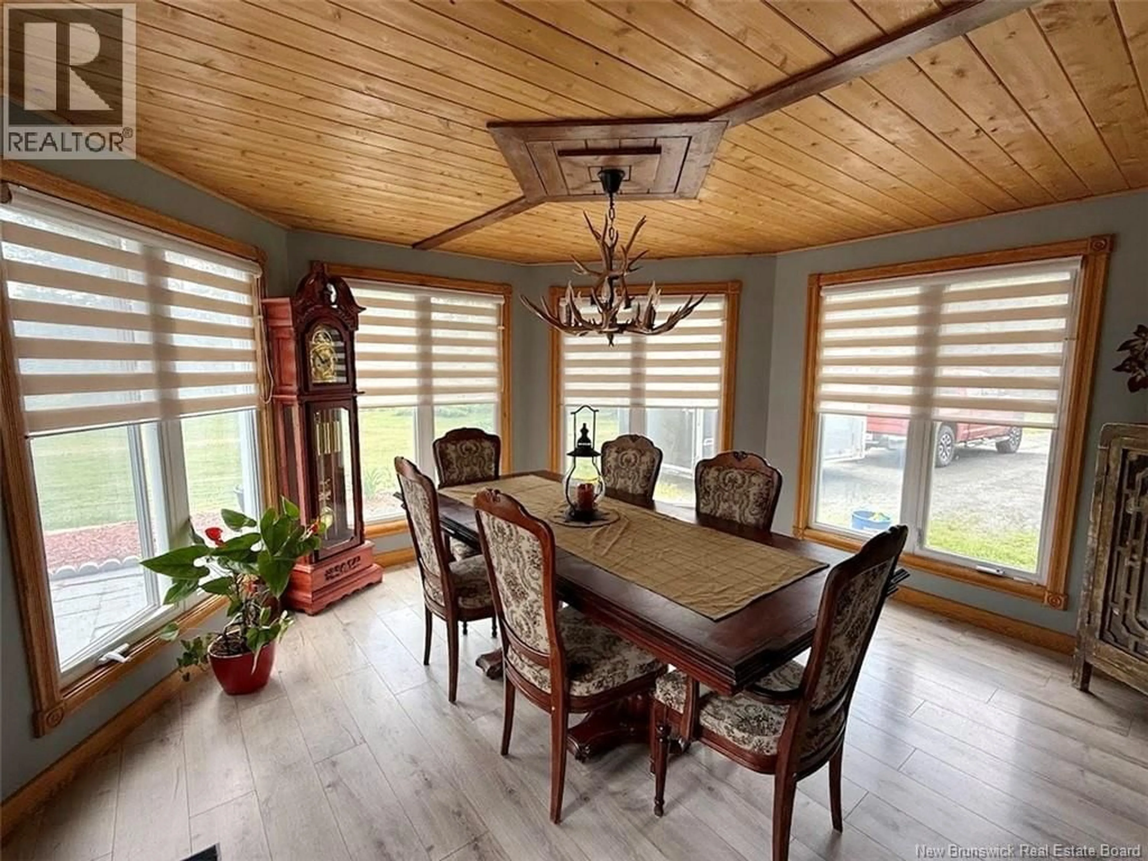 Dining room, wood/laminate floor for 1334 ROUTE 205 ROAD, Clair New Brunswick E7A1Y2