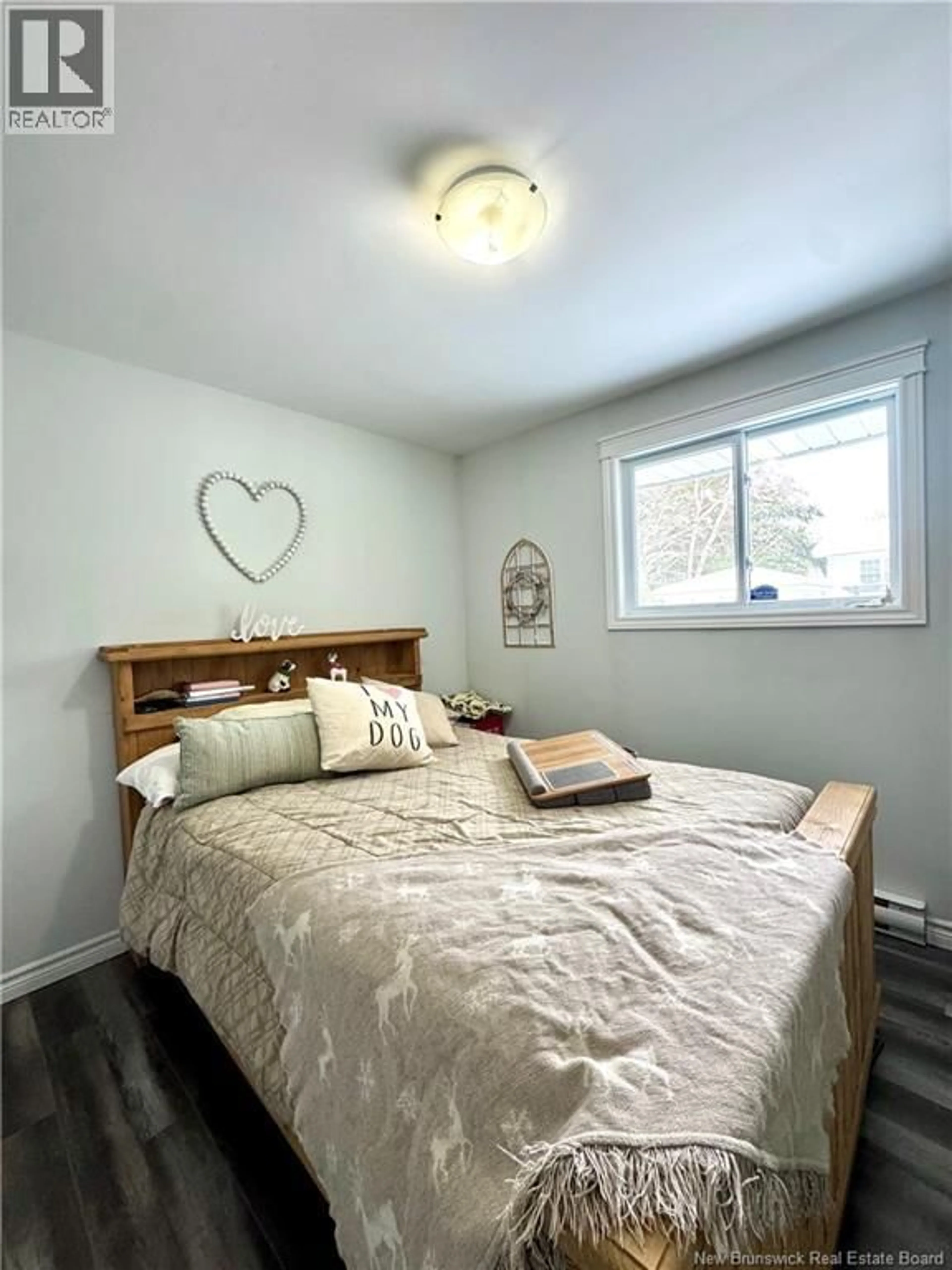 Bedroom with bed, wood/laminate floor for 156 GORDON ROAD, Miramichi New Brunswick E1N1Z4