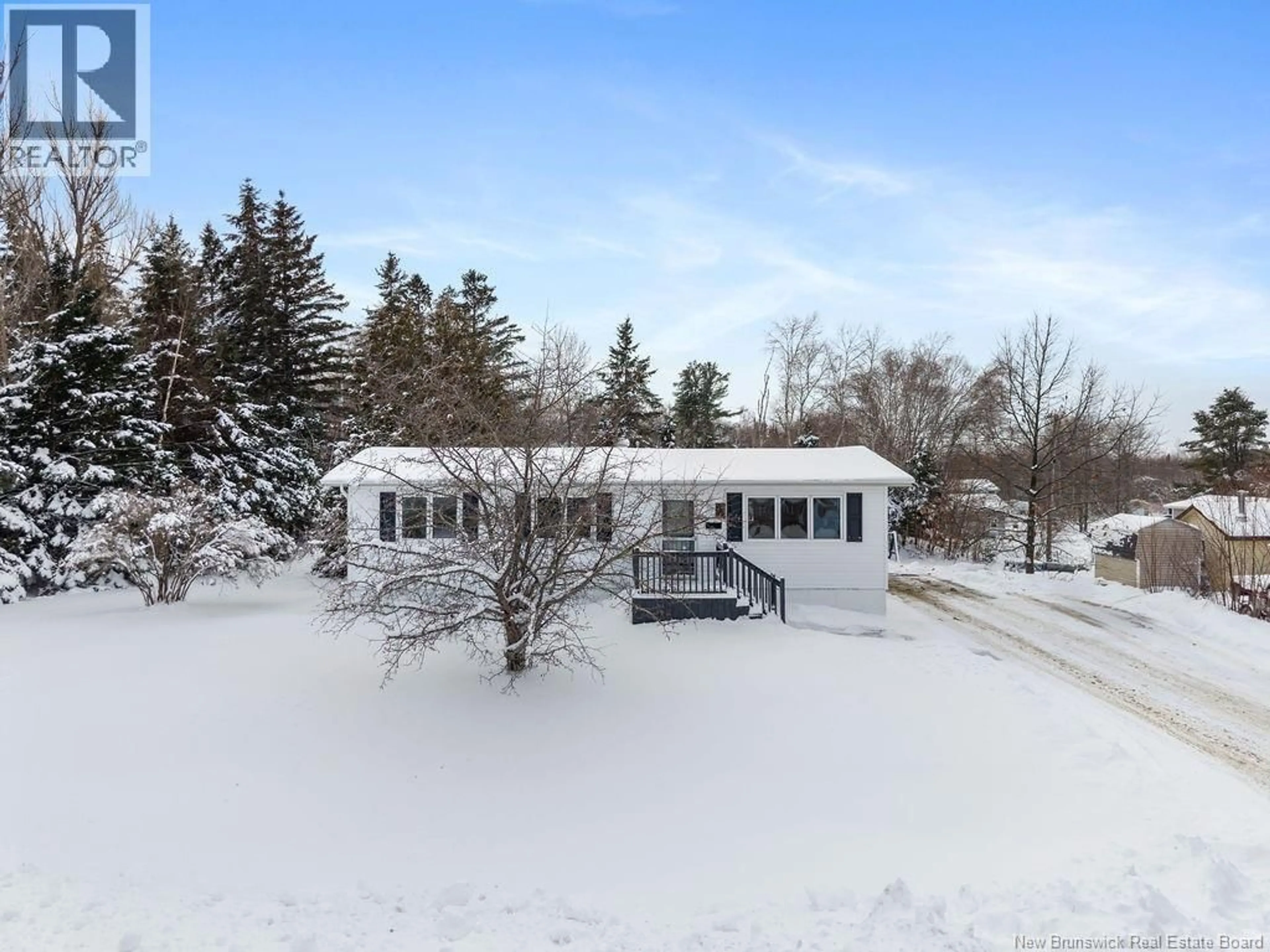 A pic from outside/outdoor area/front of a property/back of a property/a pic from drone, street for 18 GOLDEN HAWK DRIVE, Miramichi New Brunswick E1N3J3