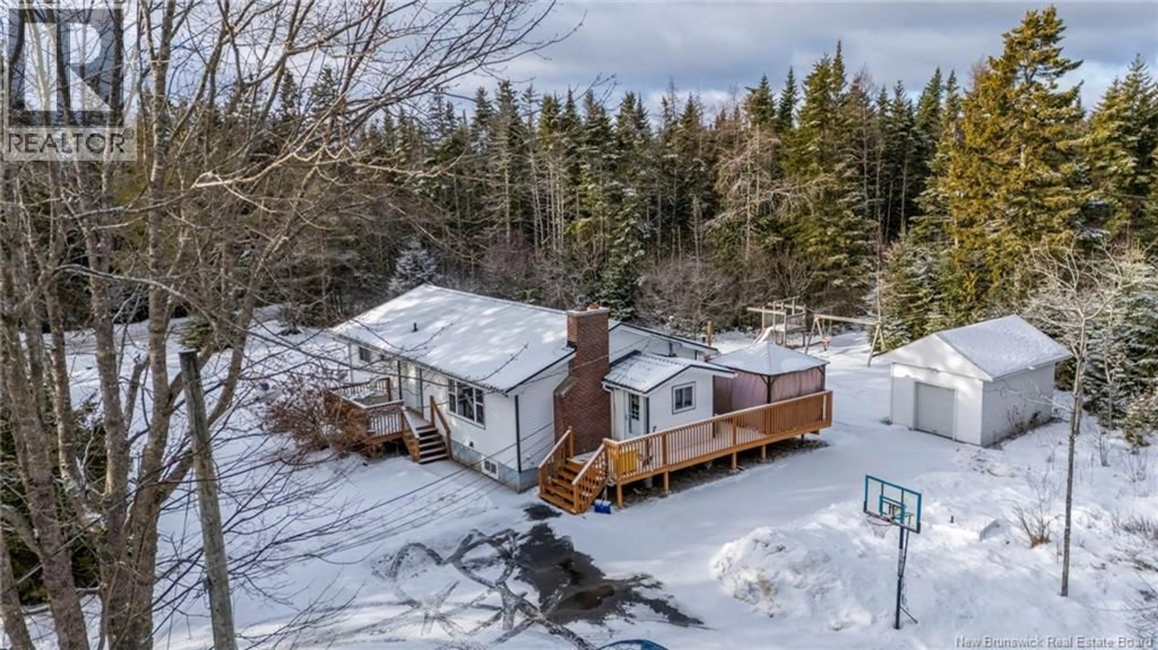 A pic from outside/outdoor area/front of a property/back of a property/a pic from drone, unknown for 9 COOKS LAKE ROAD, Saint John New Brunswick E2N1M7