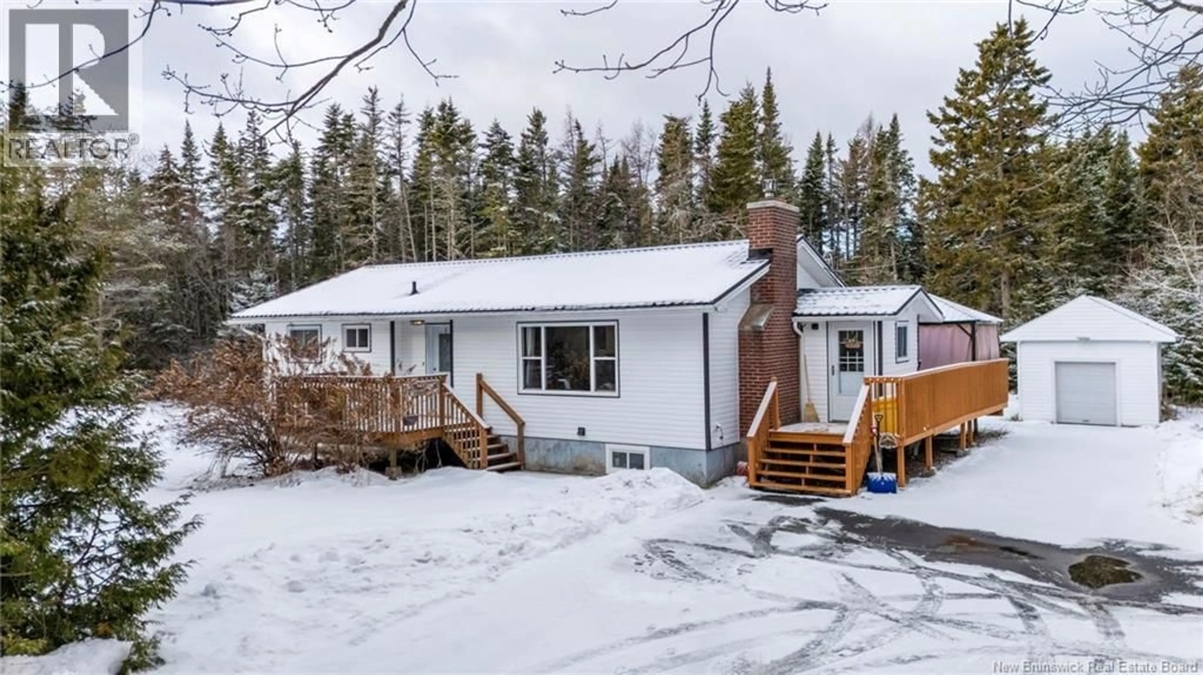 A pic from outside/outdoor area/front of a property/back of a property/a pic from drone, unknown for 9 COOKS LAKE ROAD, Saint John New Brunswick E2N1M7