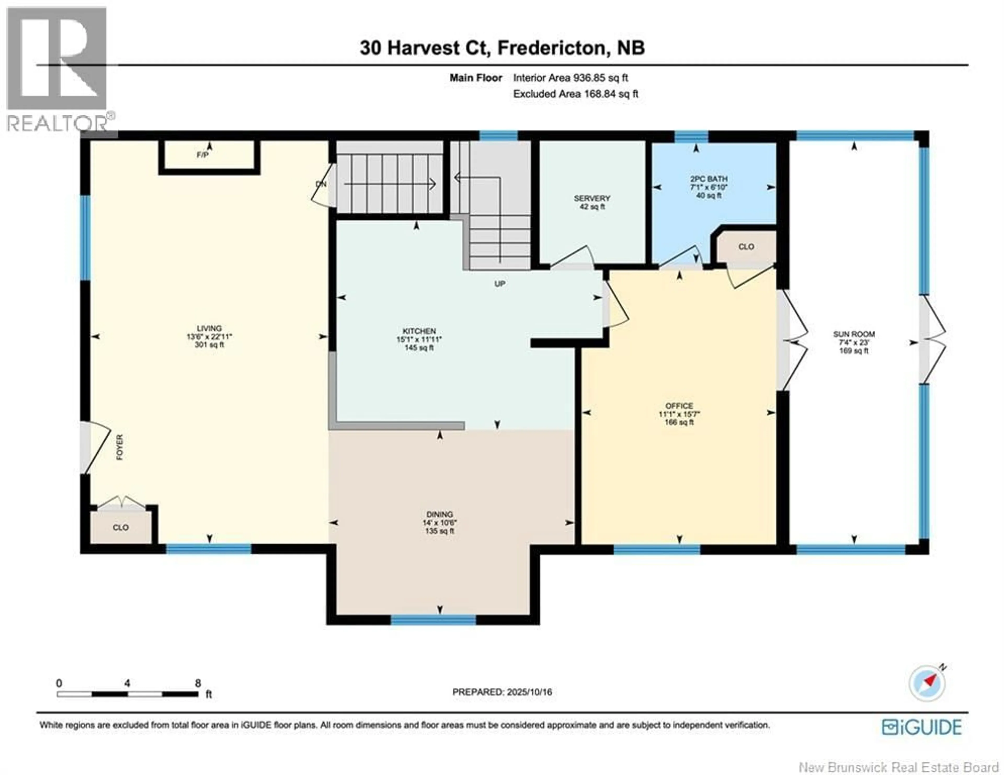 Floor plan for 30 HARVEST COURT, Fredericton New Brunswick E3A1P9