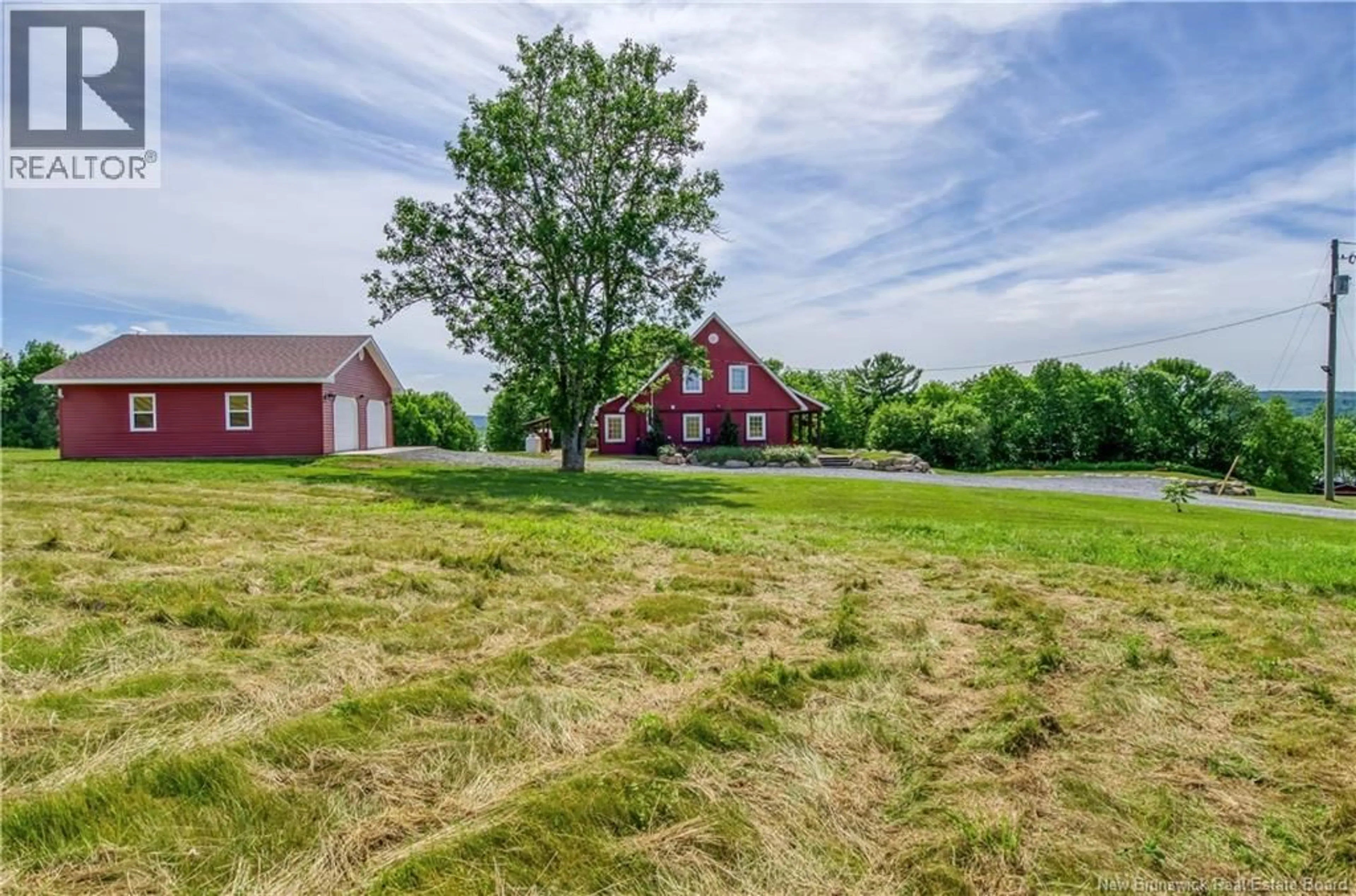 A pic from outside/outdoor area/front of a property/back of a property/a pic from drone, unknown for 19 STOCKFORD LANE, Wickham New Brunswick E5T3S8