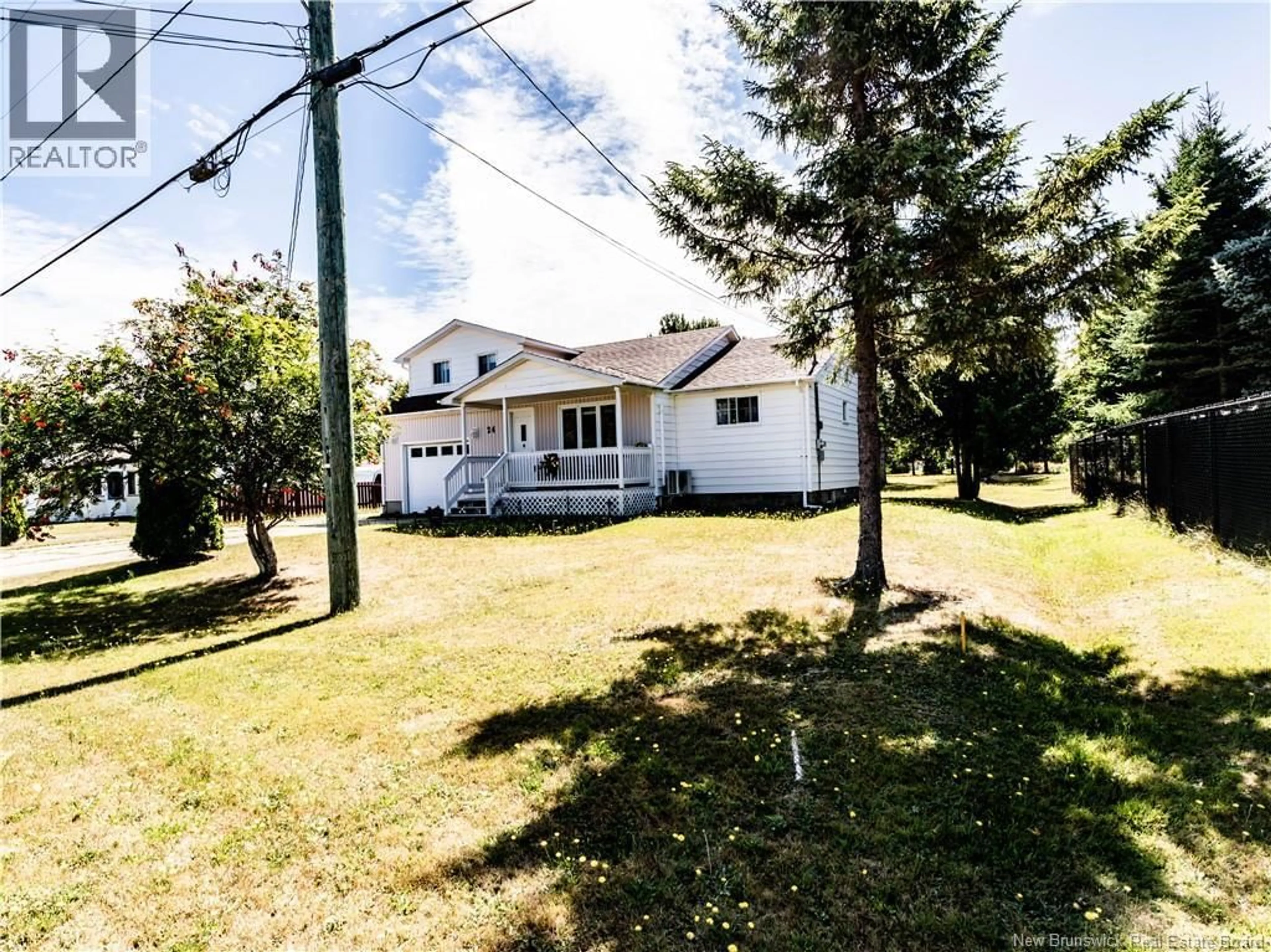 A pic from outside/outdoor area/front of a property/back of a property/a pic from drone, street for 24 MOISE, Rogersville New Brunswick E4Y1V1