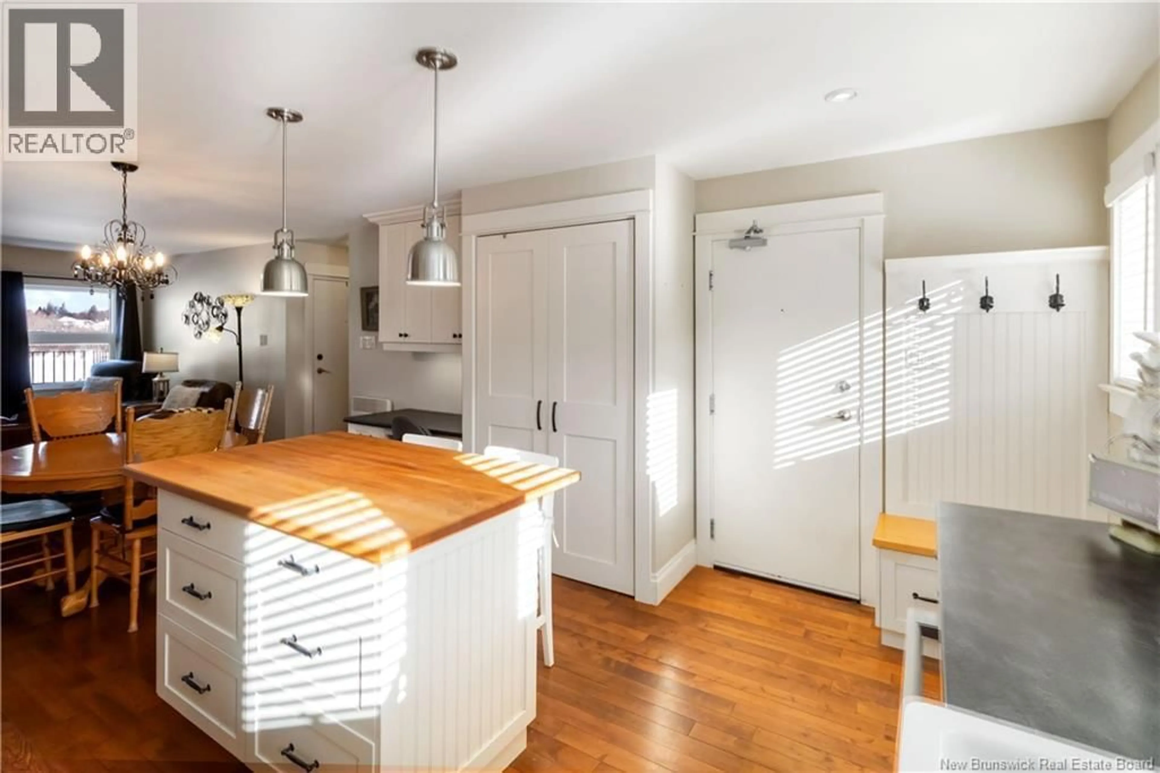 Open concept kitchen, wood/laminate floor for 4 - 60 WESTMOUNT BOULEVARD, Moncton New Brunswick E1E4G8