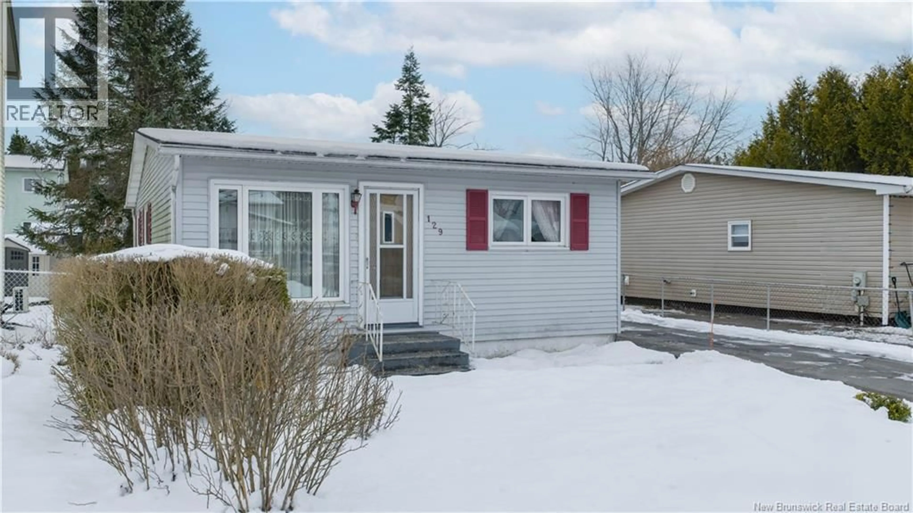 Home with vinyl exterior material, street for 129 BOYANER CRESCENT, Saint John New Brunswick E2J4C8