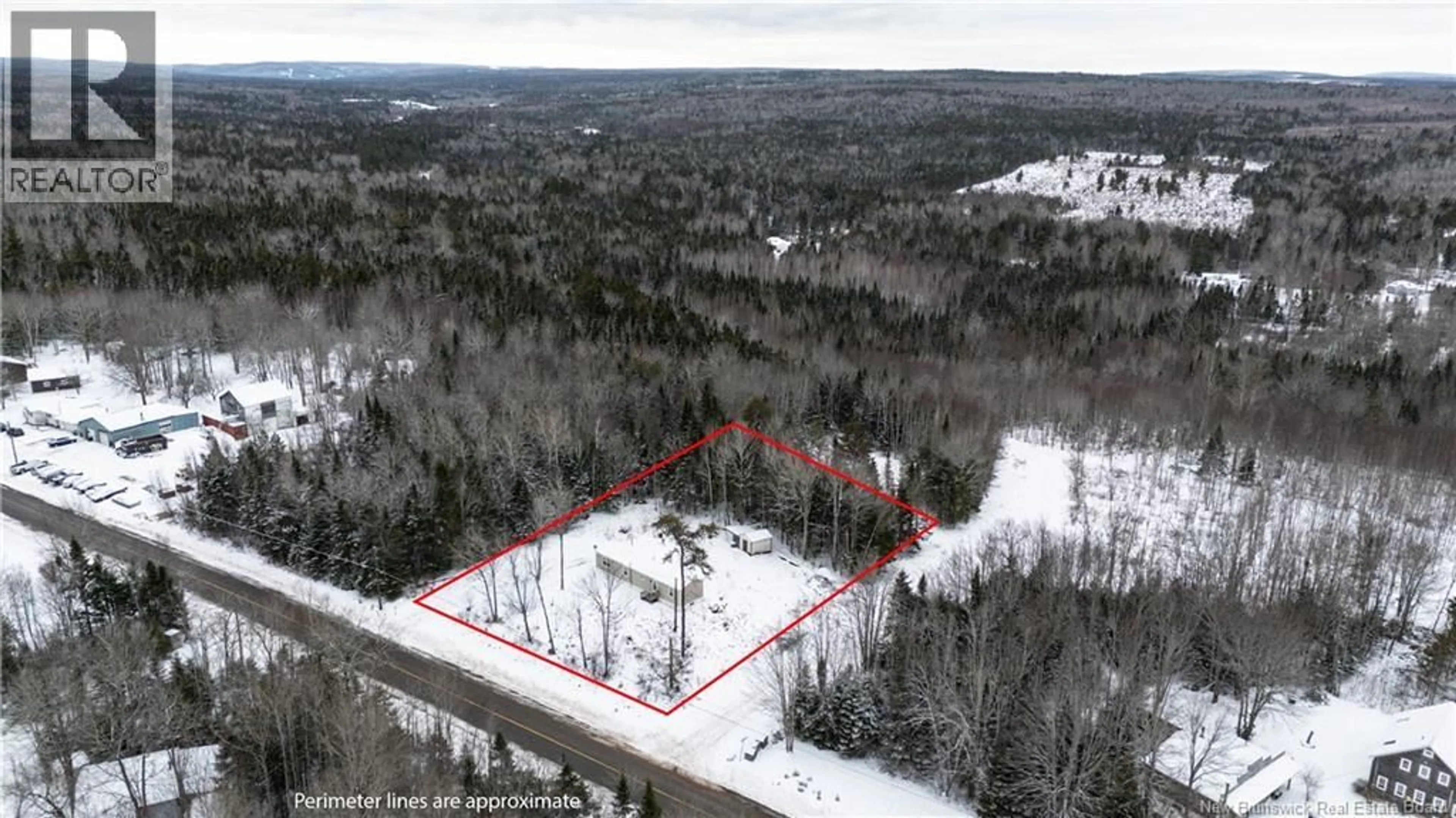 A pic from outside/outdoor area/front of a property/back of a property/a pic from drone, forest/trees view for 859 SANATORIUM ROAD, The Glades New Brunswick E4J1W8