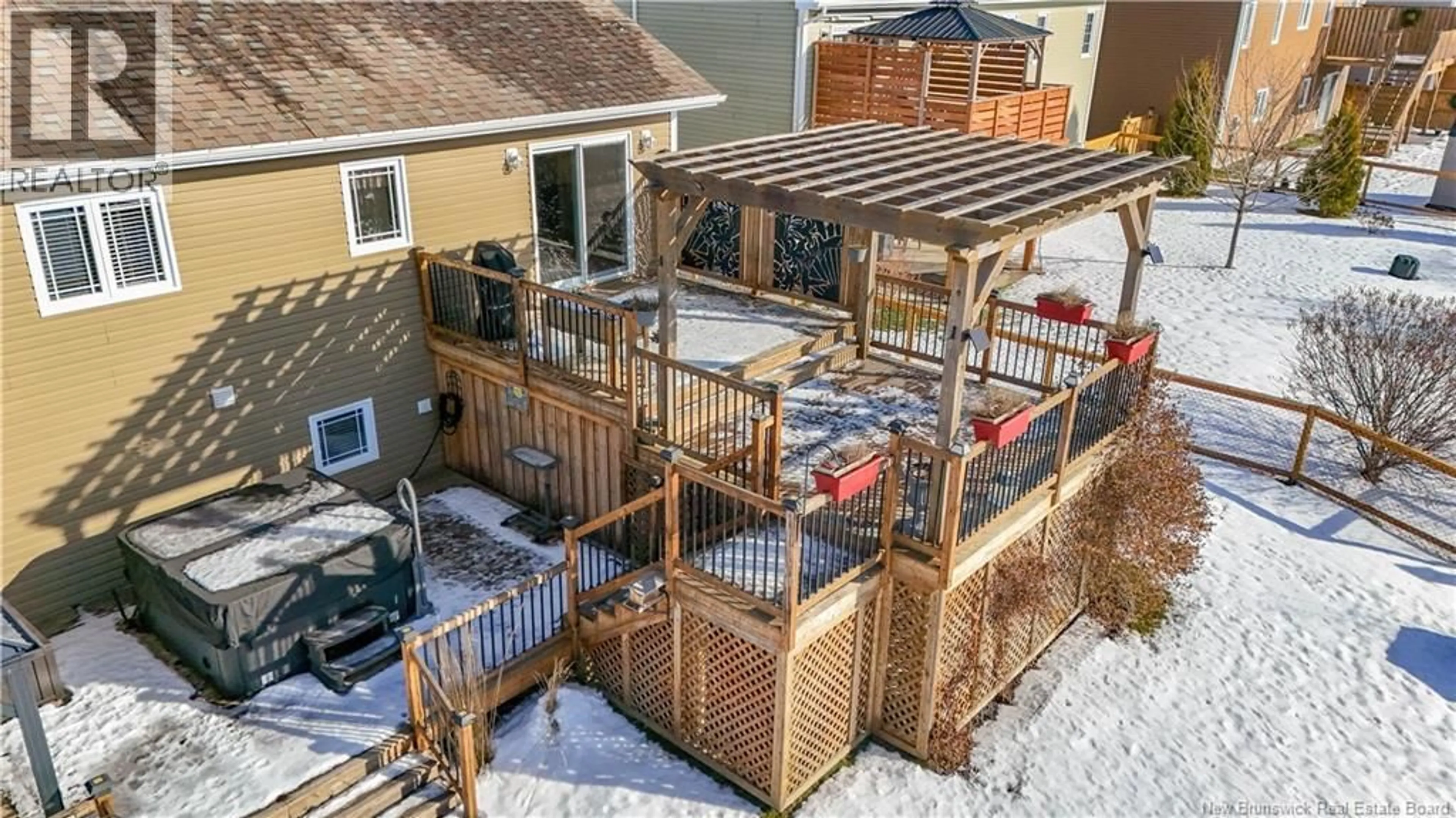 Patio, street for 18 BURNETT STREET, Oromocto New Brunswick E2V0J4