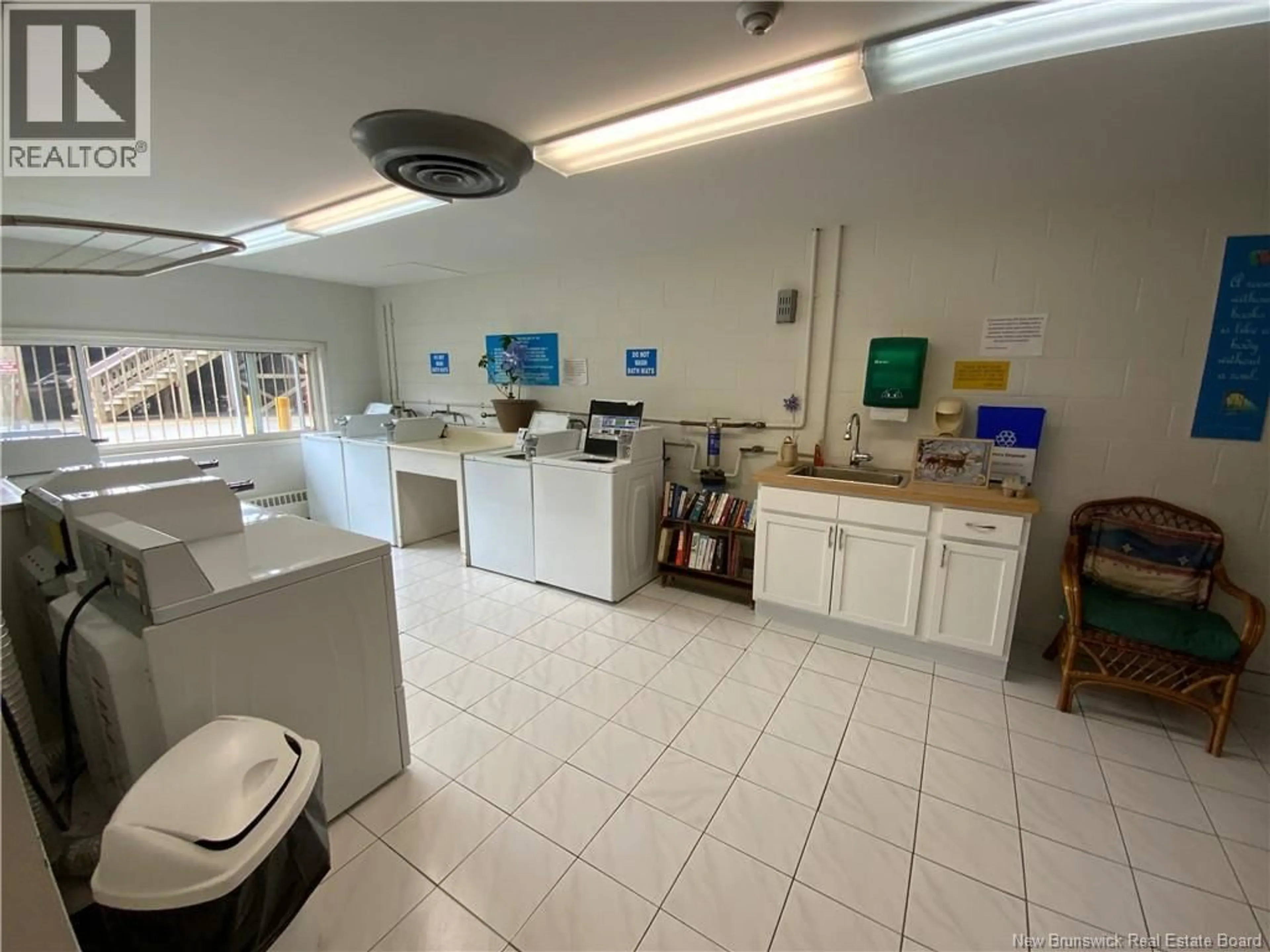 Kitchen with laundary machines, ceramic/tile floor for 601 - 310 WOODWARD AVENUE AVENUE, Saint John New Brunswick E2K2L1