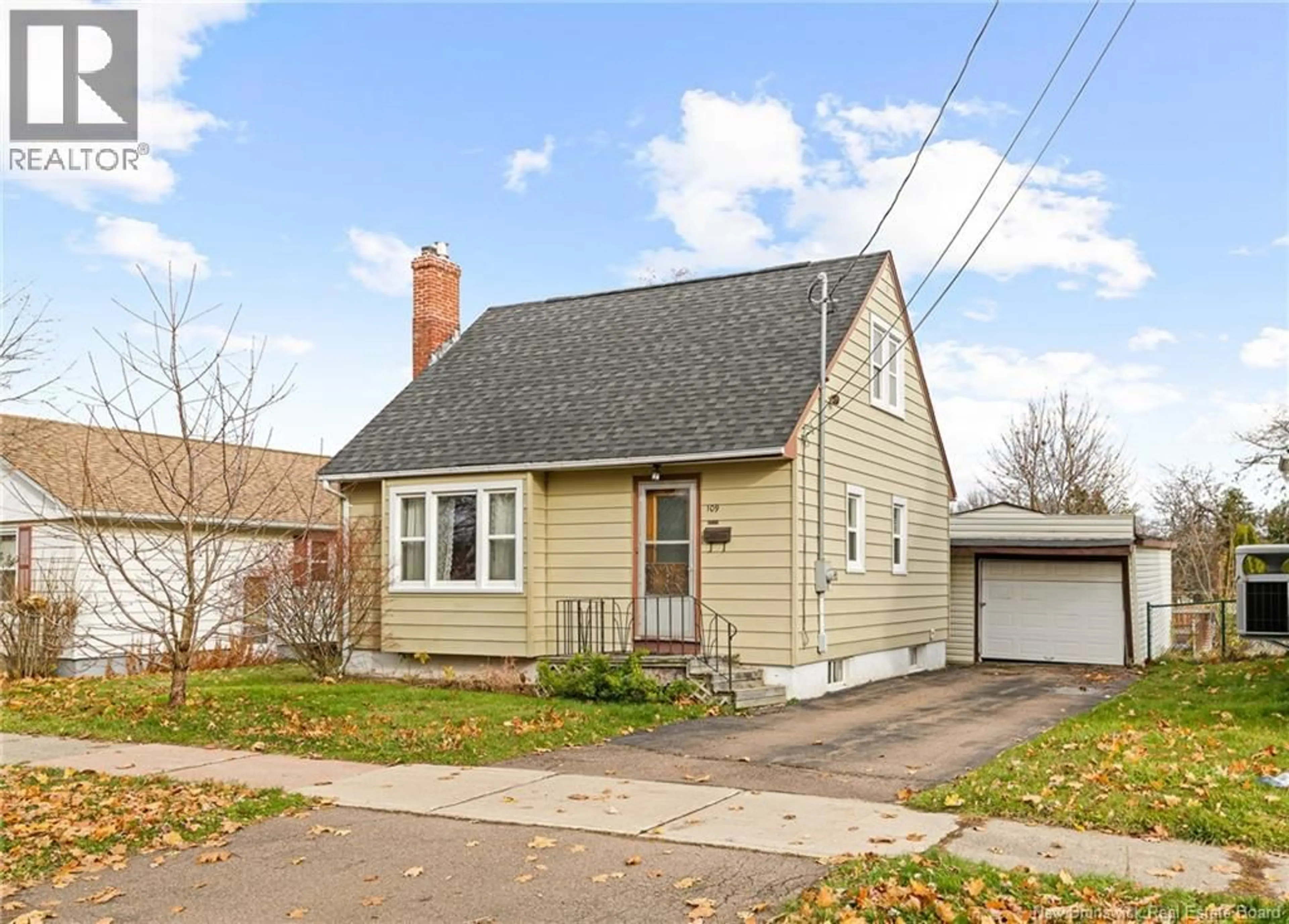 Home with vinyl exterior material, street for 109 JONES STREET, Moncton New Brunswick E1C6J8