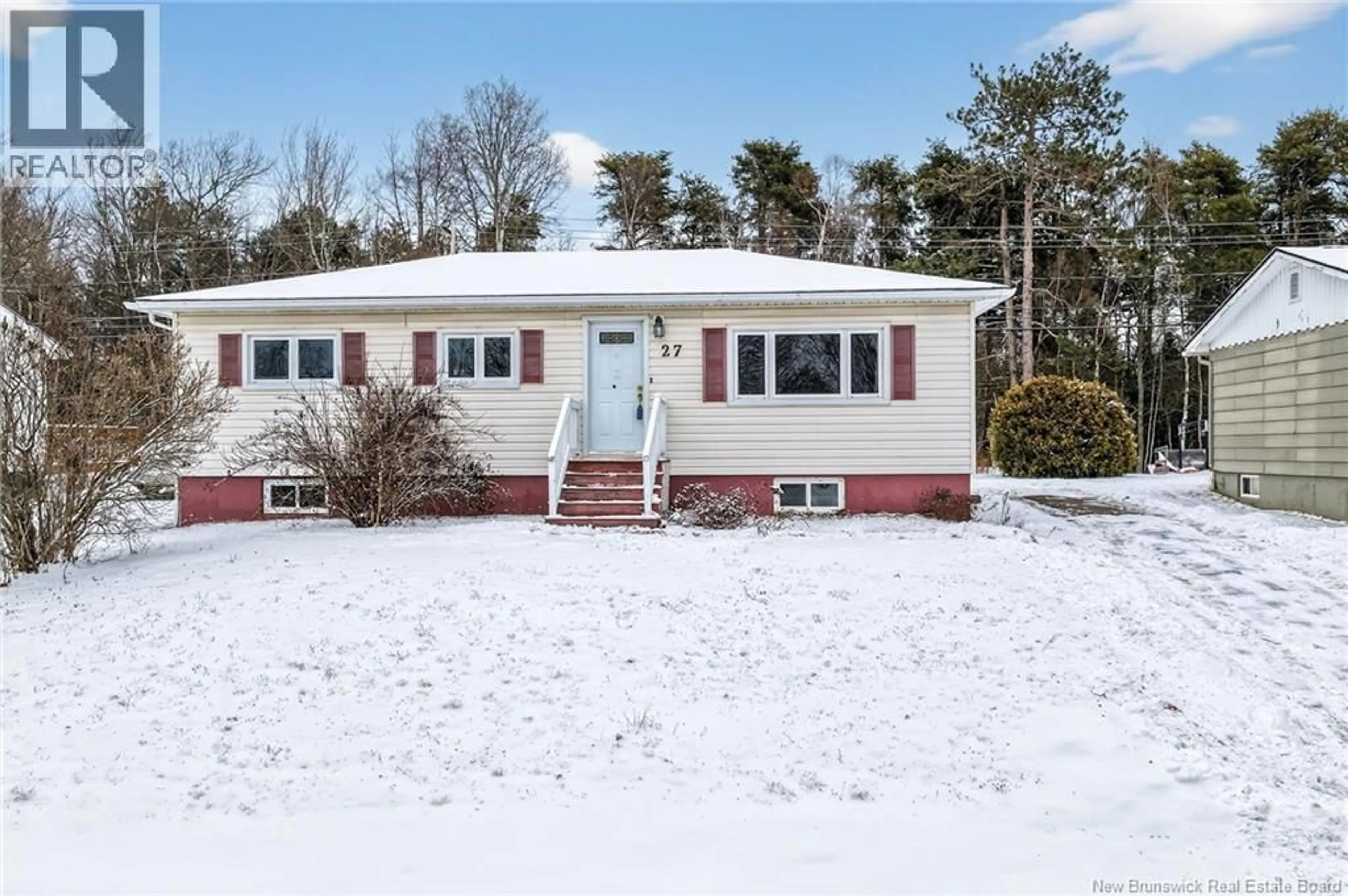 Home with vinyl exterior material, street for 27 LAWSON AVENUE, Riverview New Brunswick E1B3R1