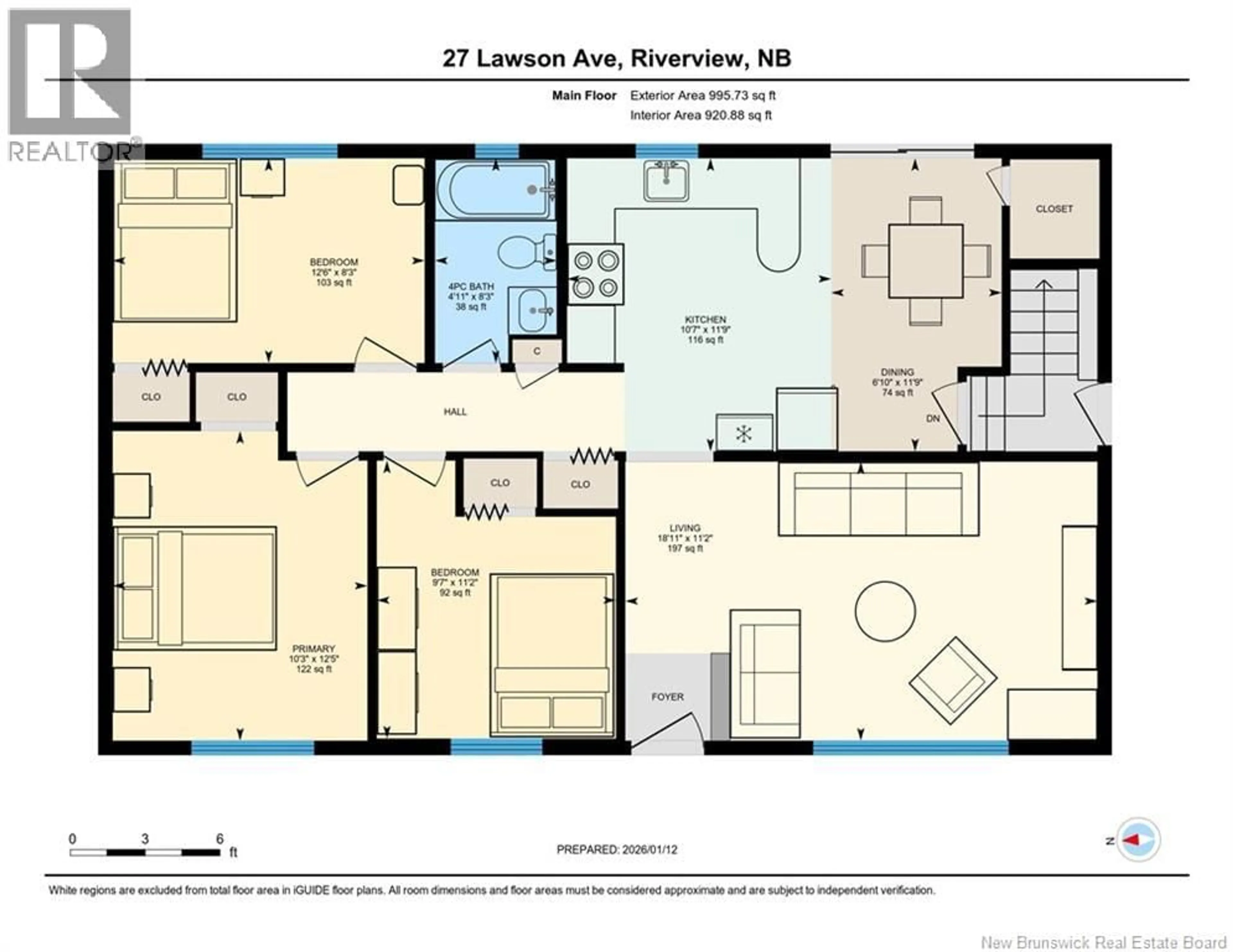 Floor plan for 27 LAWSON AVENUE, Riverview New Brunswick E1B3R1