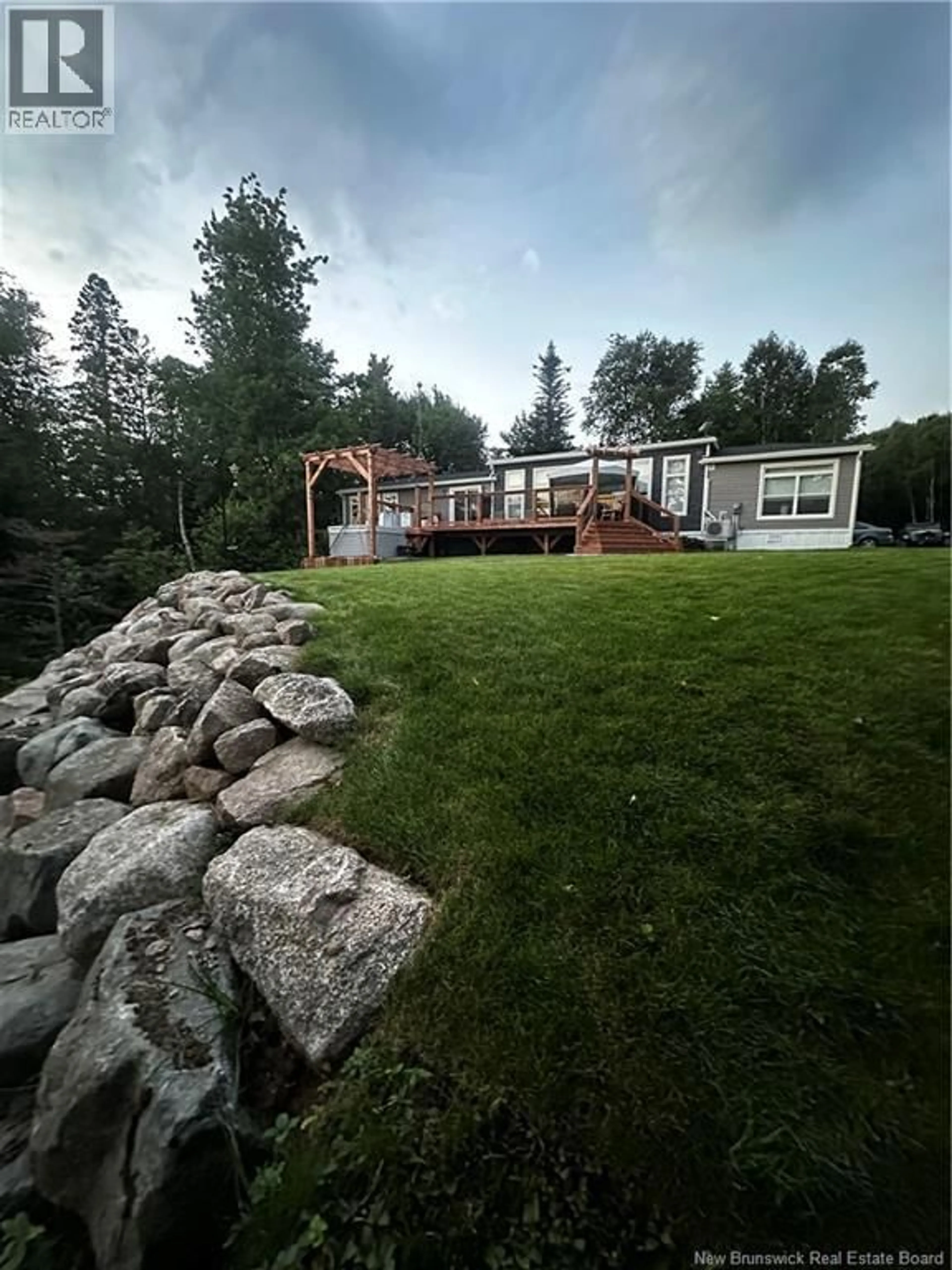 A pic from outside/outdoor area/front of a property/back of a property/a pic from drone, water/lake/river/ocean view for 763 CANAL ROAD, St George New Brunswick E5C1J1