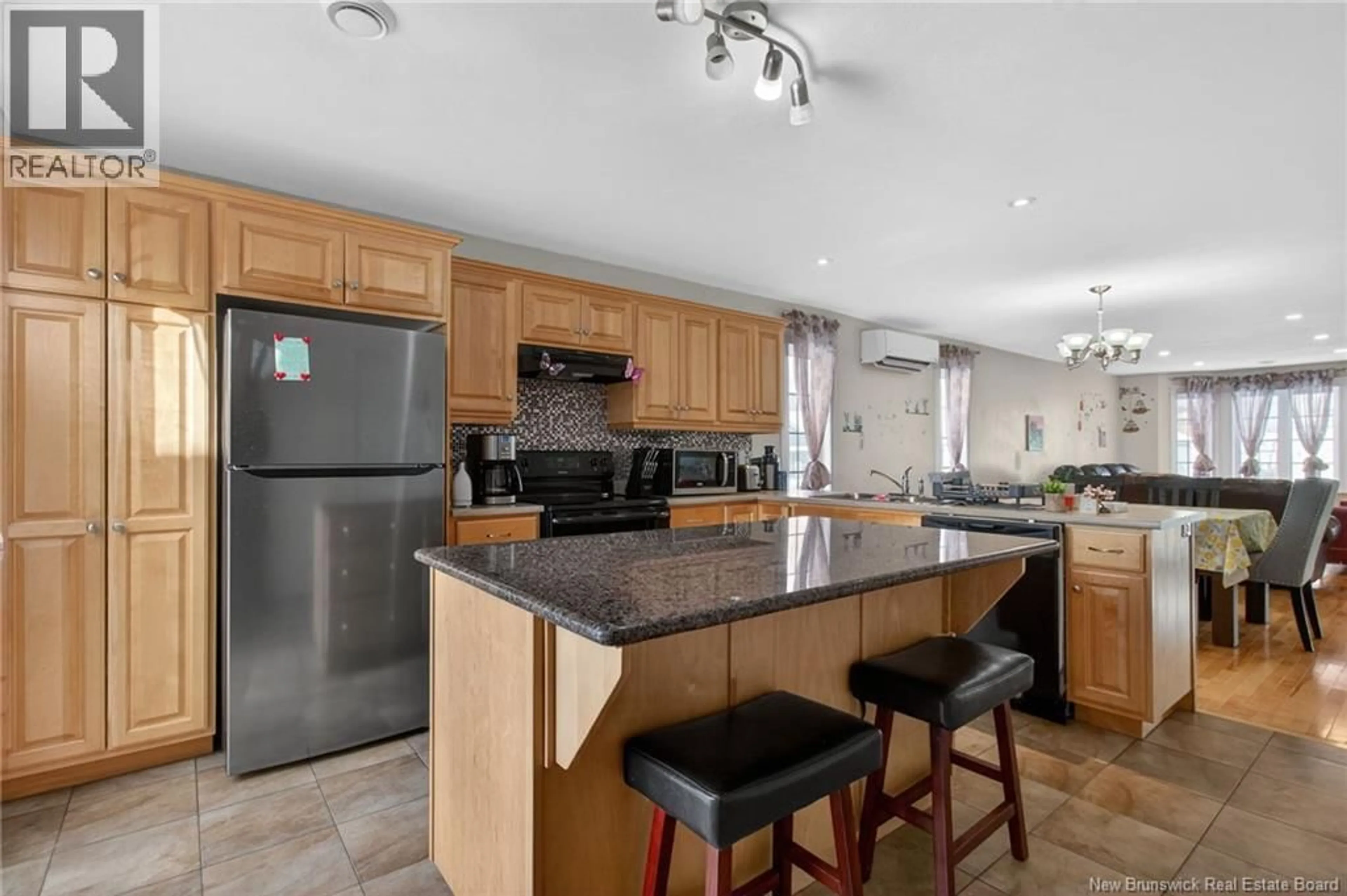 Open concept kitchen, ceramic/tile floor for 66 CROASDALE, Moncton New Brunswick E1E0A8