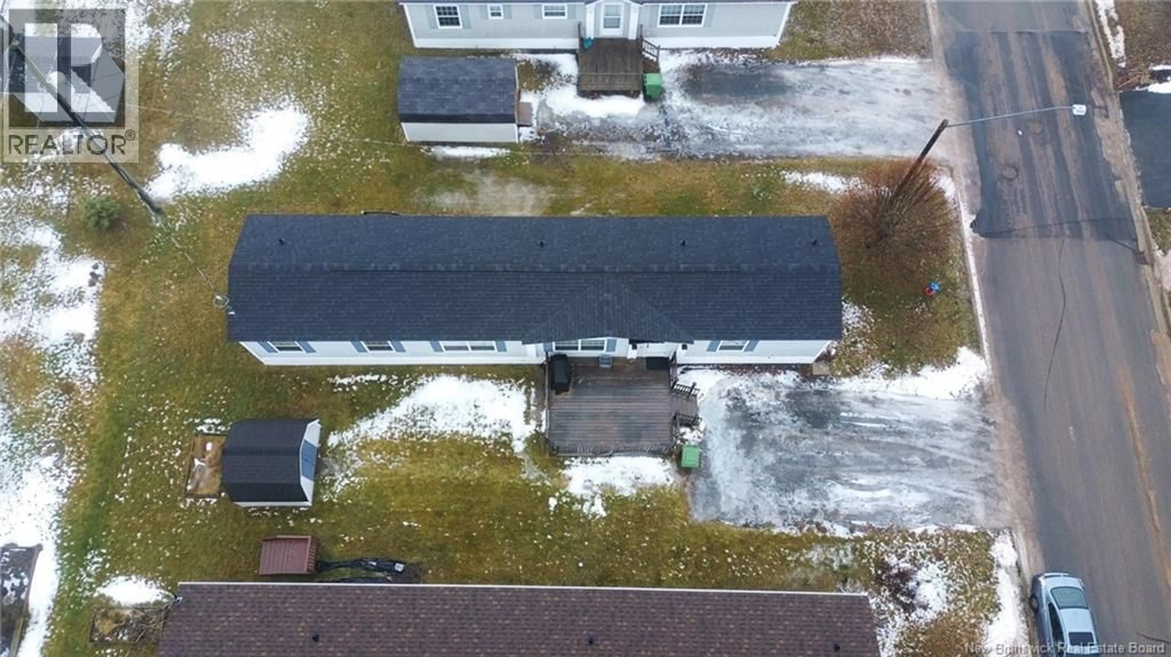 A pic from outside/outdoor area/front of a property/back of a property/a pic from drone, building for 164 GLENMAR DRIVE, Fredericton New Brunswick E3G0S5