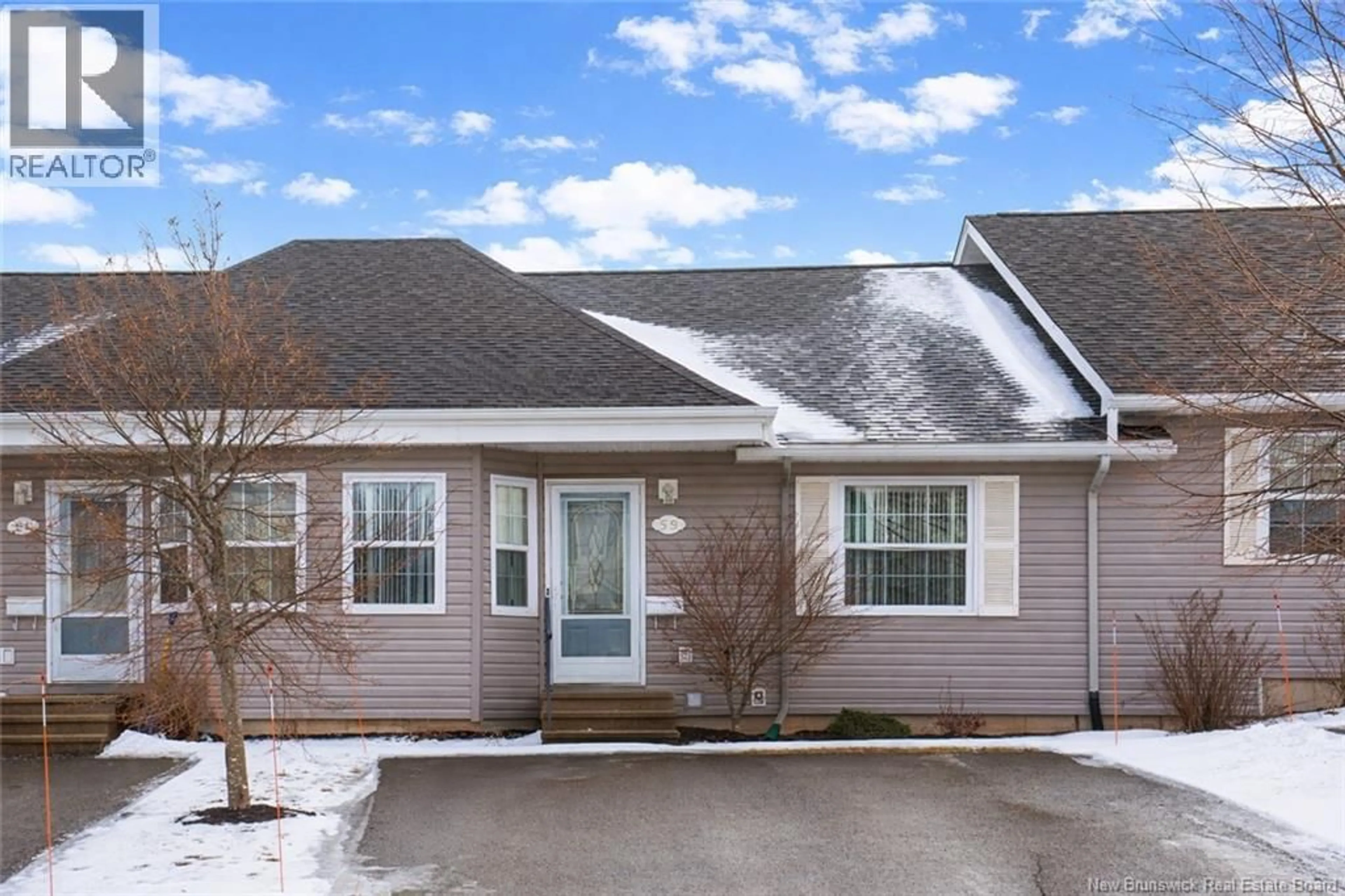 Home with vinyl exterior material, street for 59 DOMETHILDE CRESCENT, Dieppe New Brunswick E1A8R4