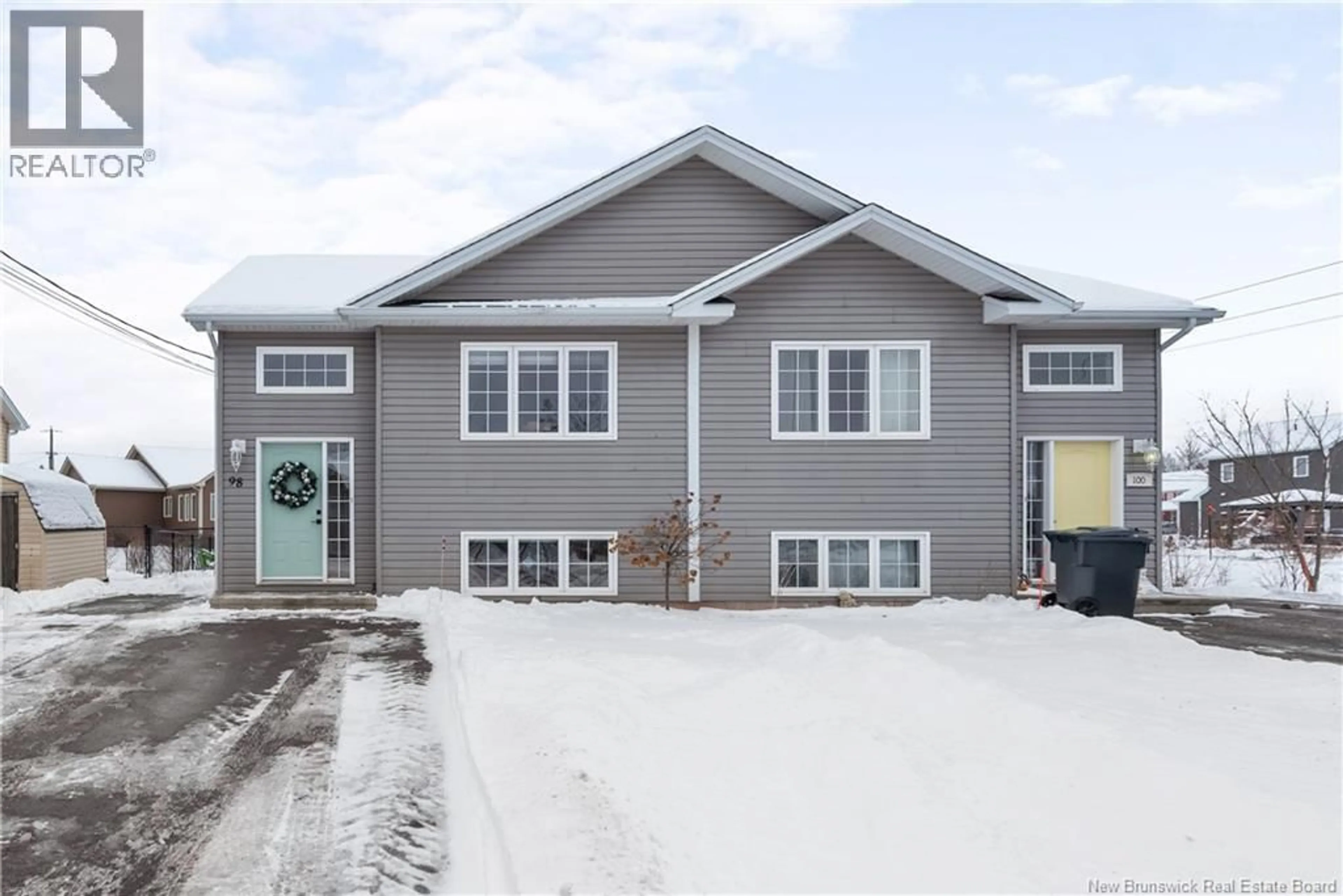 Home with vinyl exterior material, street for 98 O'NEILL STREET, Moncton New Brunswick E1A9M1