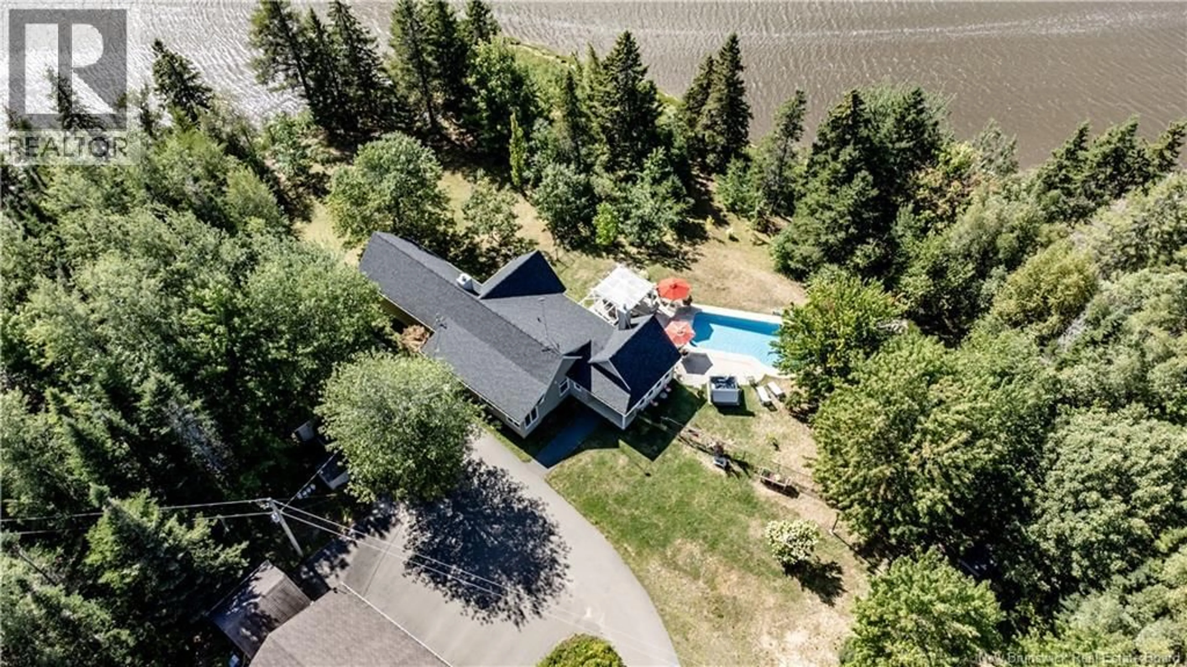 A pic from outside/outdoor area/front of a property/back of a property/a pic from drone, unknown for 14 LION LANE, Richibouctou-Village New Brunswick E4W0B1
