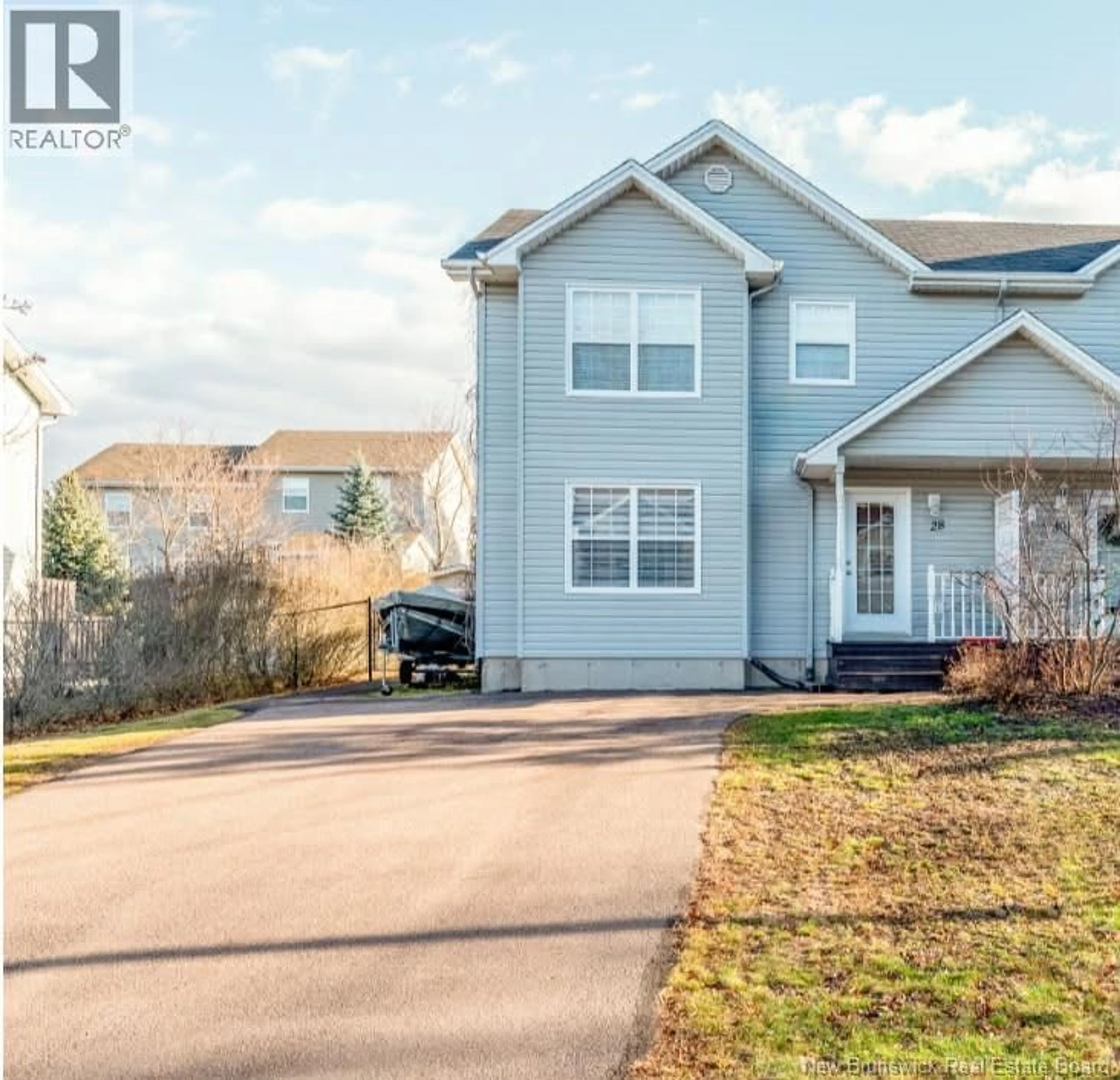 Home with vinyl exterior material, street for 28 BEAUJOLAIS CRESCENT, Dieppe New Brunswick E1A8V6
