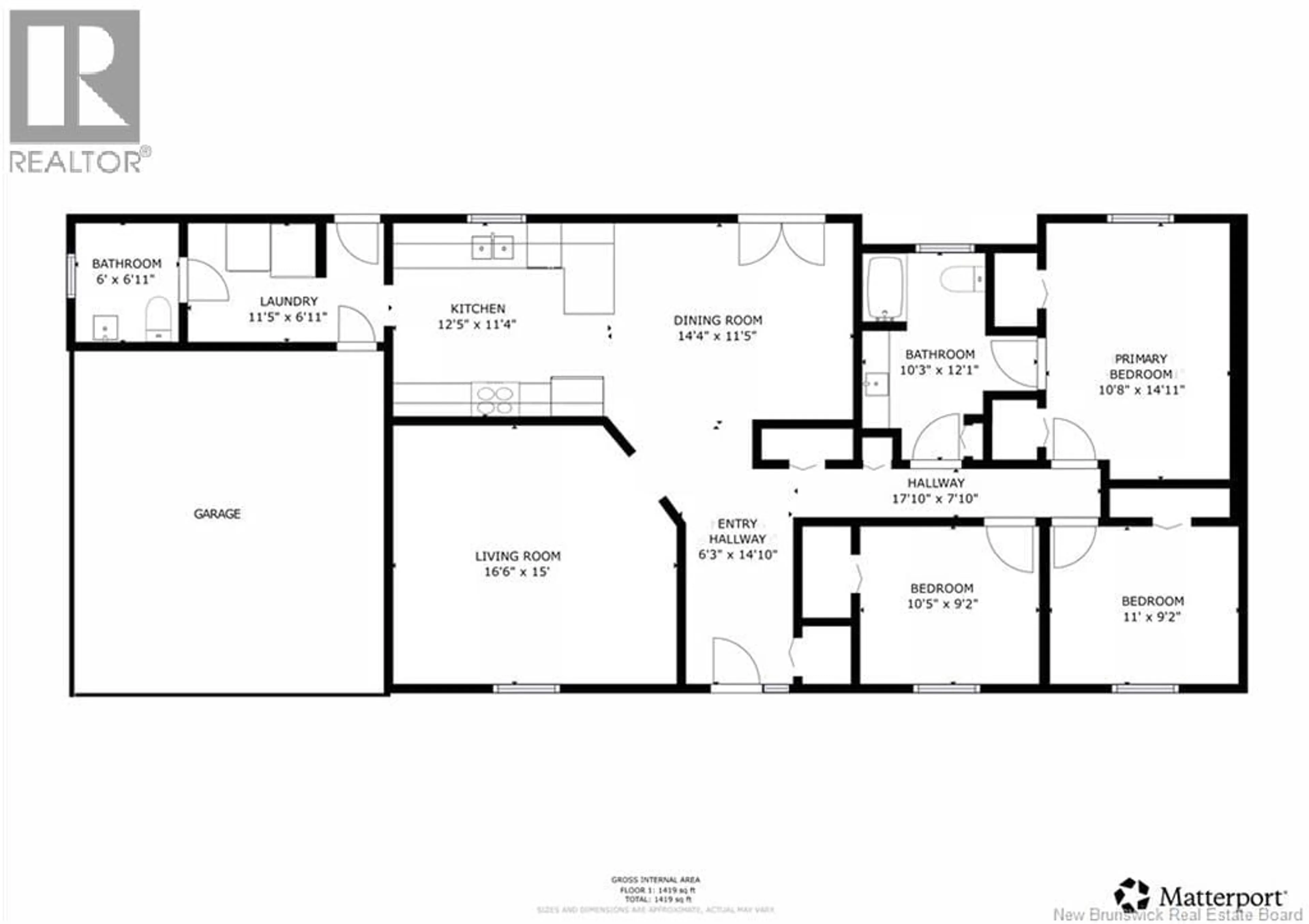 Floor plan for 9 COUNTRY SQUIRE LANE, Charters Settlement New Brunswick E3C1W5