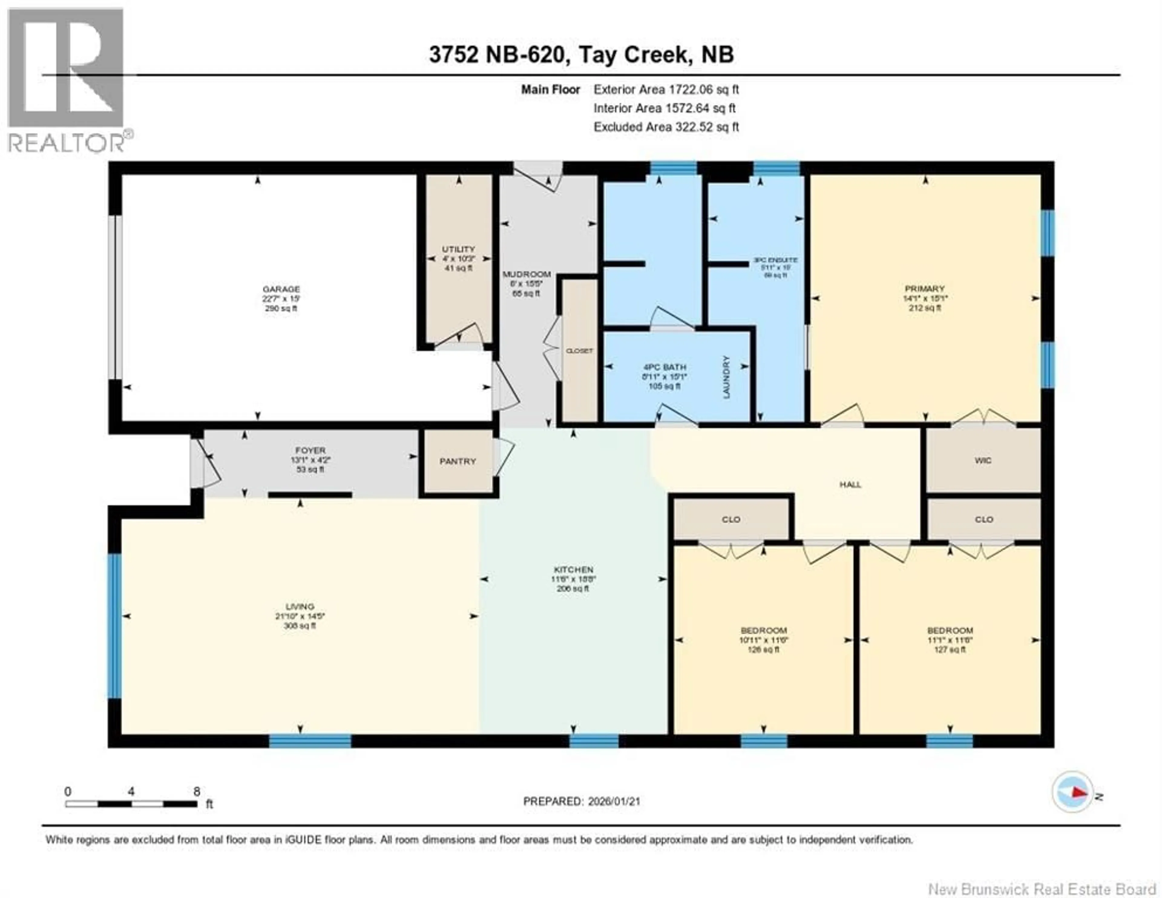 Floor plan for 3752 ROUTE 620, Tay Creek New Brunswick E3G6L2