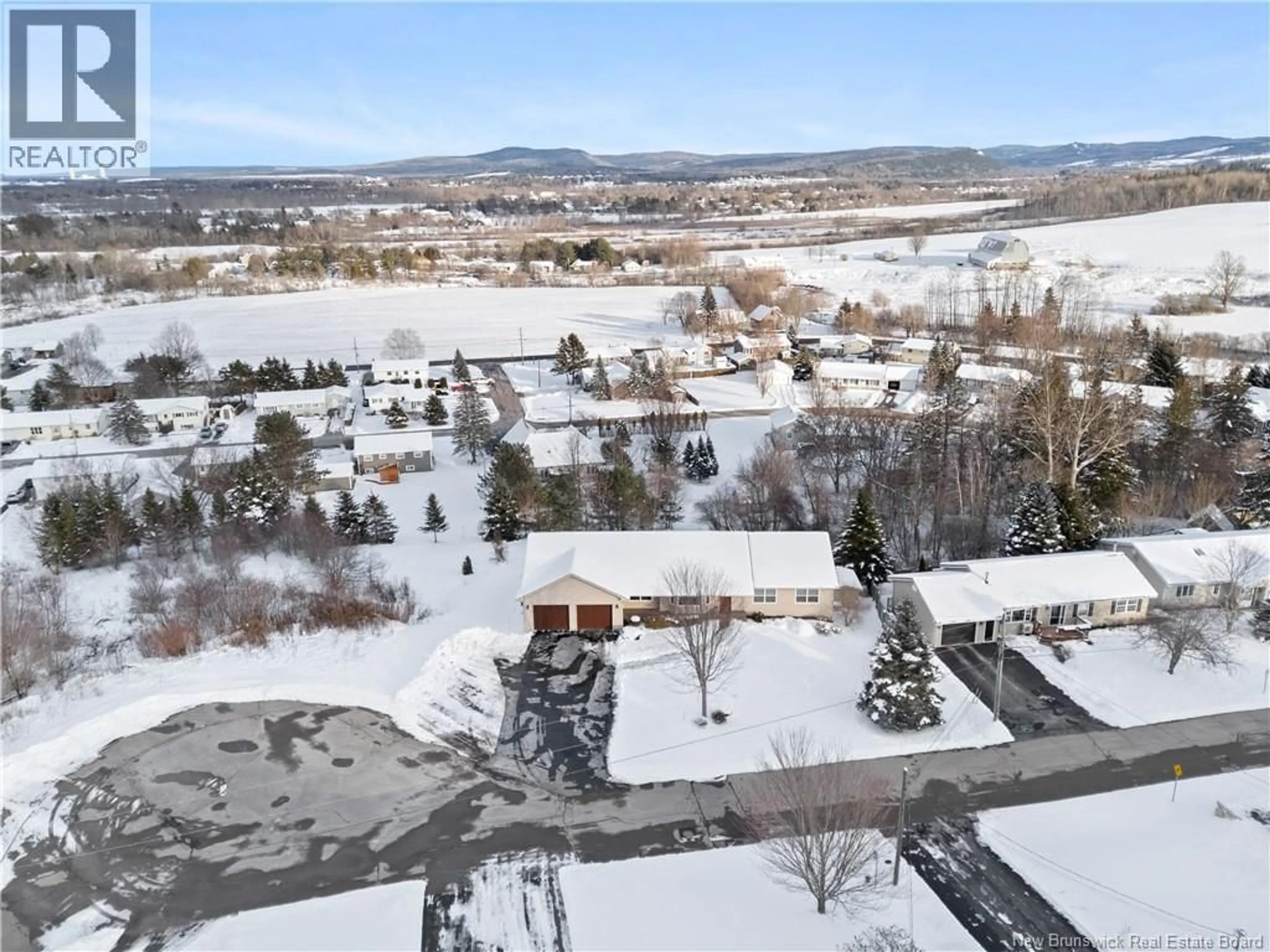 A pic from outside/outdoor area/front of a property/back of a property/a pic from drone, mountain view for 57 LEO AVENUE, Sussex New Brunswick E4E1Z9