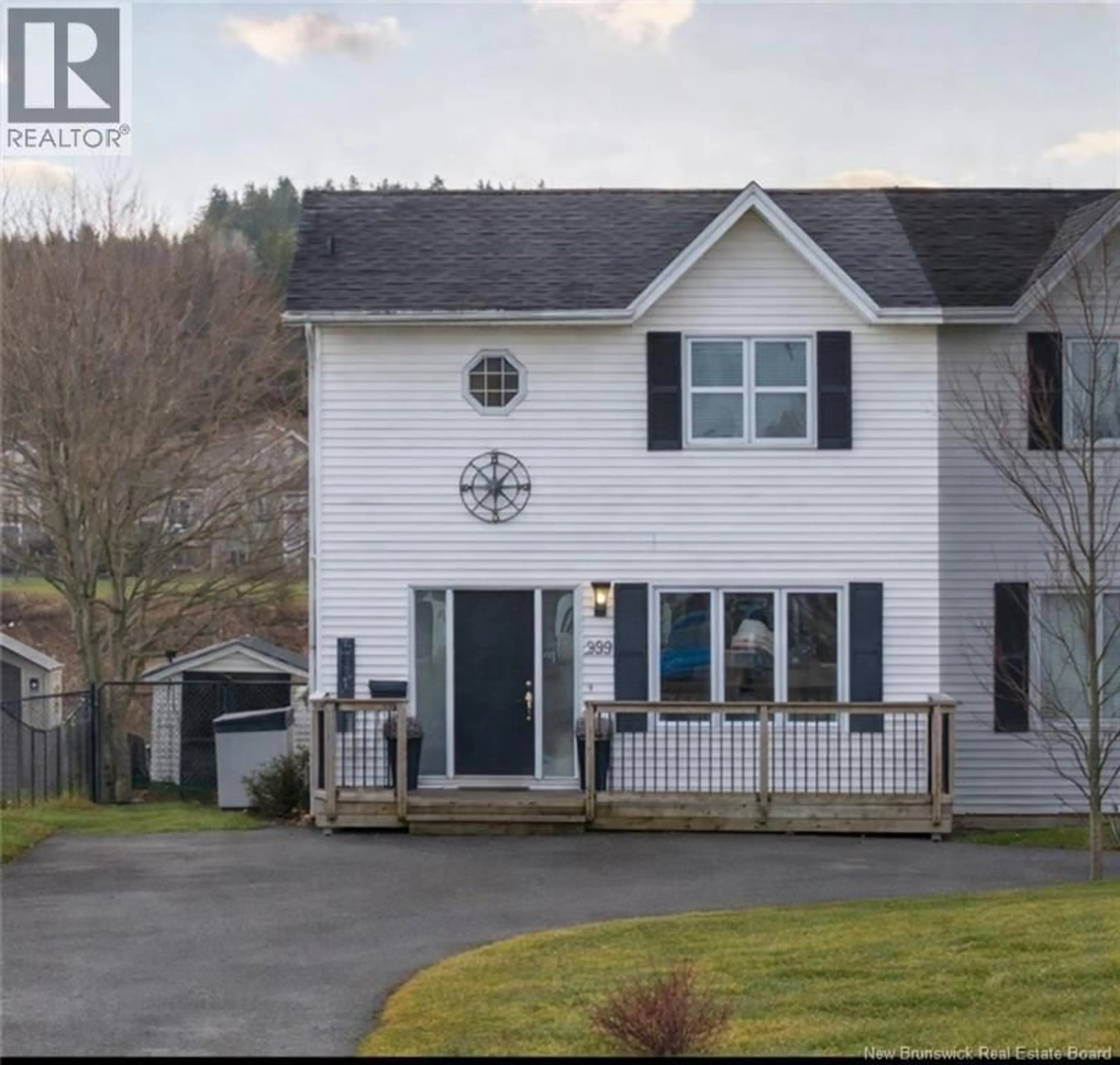 Home with vinyl exterior material, street for 309 BOARS HEAD ROAD, Saint John New Brunswick E2K5B9