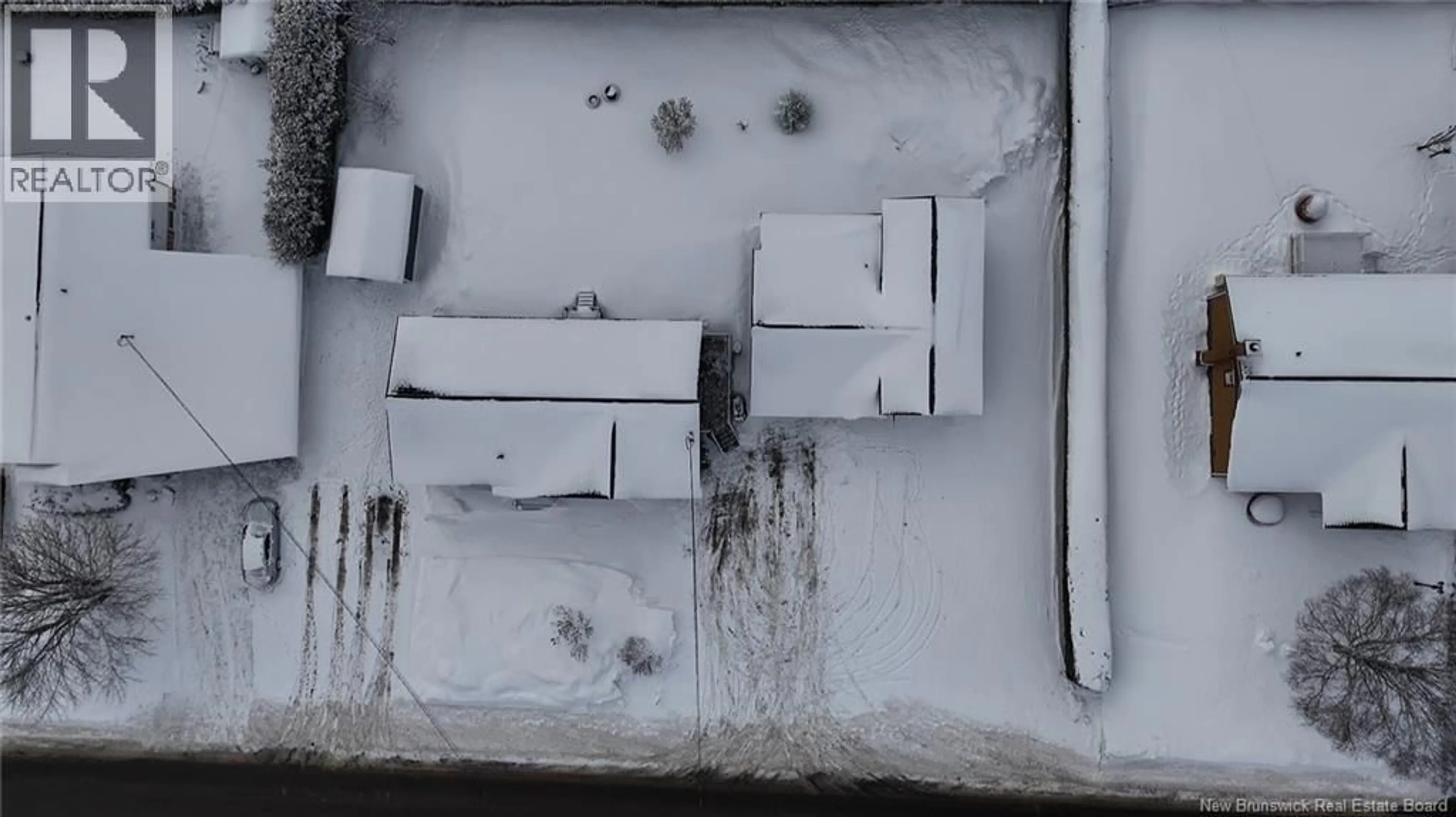 A pic from outside/outdoor area/front of a property/back of a property/a pic from drone, building for 151 THERIAULT, Grand Falls New Brunswick E3Y1B6