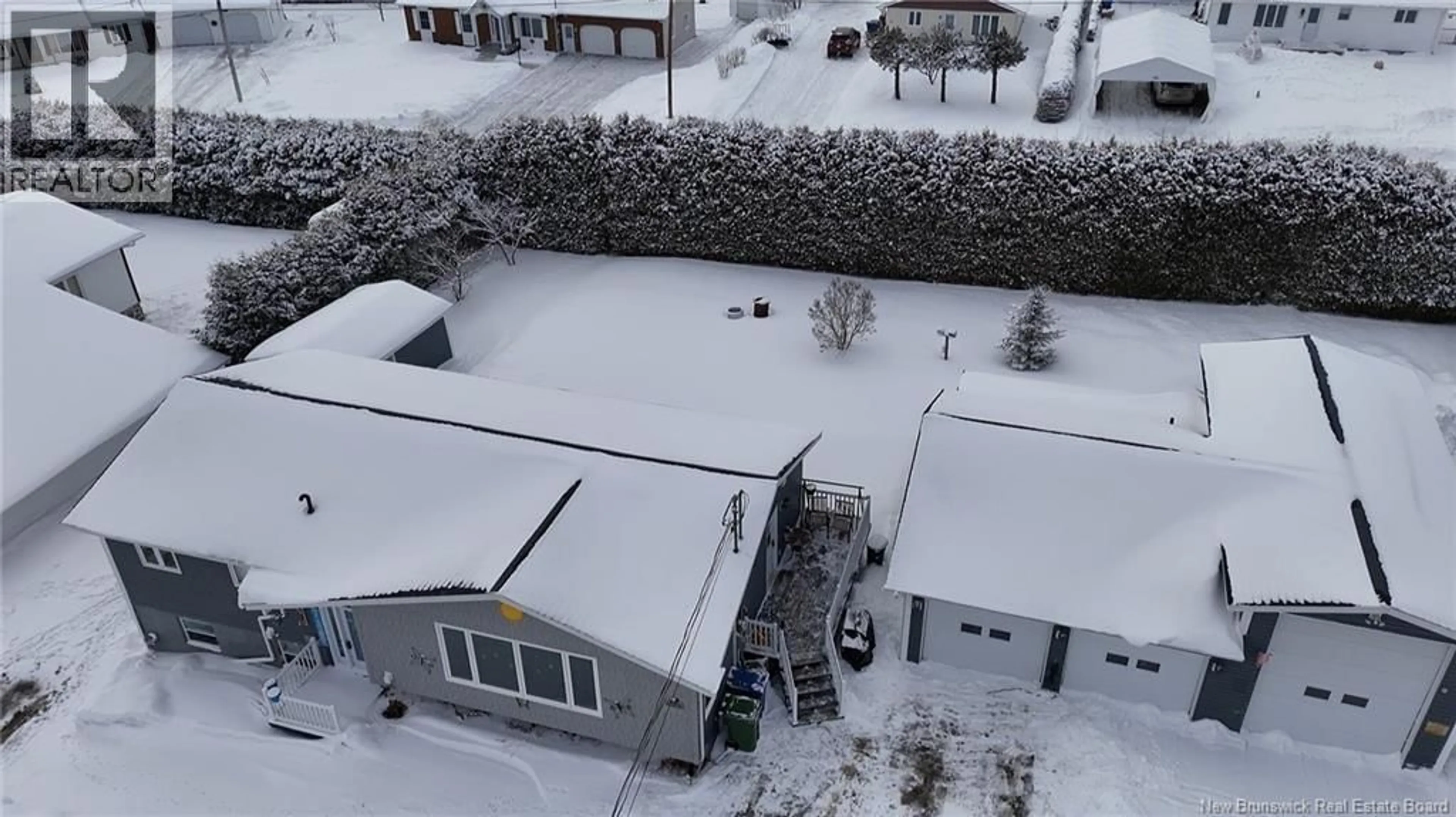 A pic from outside/outdoor area/front of a property/back of a property/a pic from drone, street for 151 THERIAULT, Grand Falls New Brunswick E3Y1B6