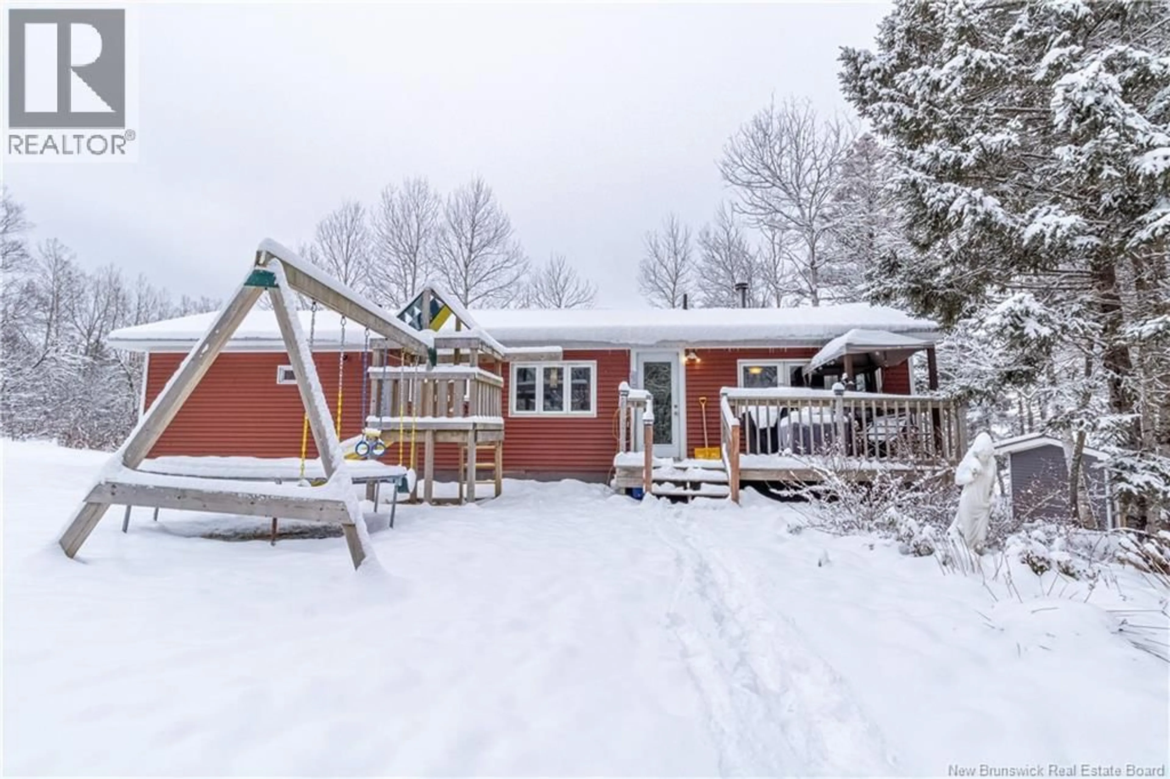 A pic from outside/outdoor area/front of a property/back of a property/a pic from drone, street for 187 GOWLAND MOUNTAIN ROAD, Elgin New Brunswick E4Z1T3