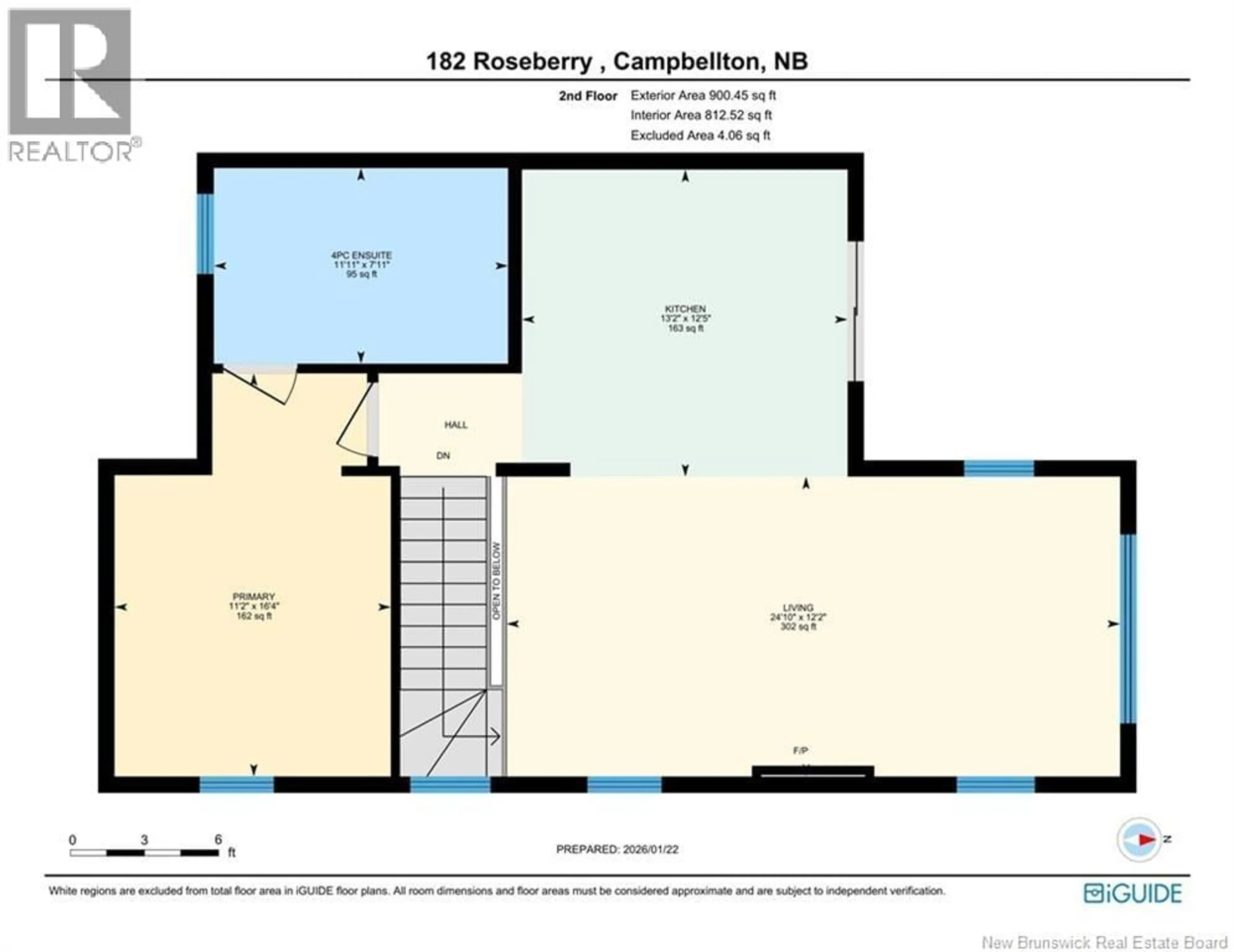 Floor plan for 182 ROSEBERRY STREET, Campbellton New Brunswick E3N2H3