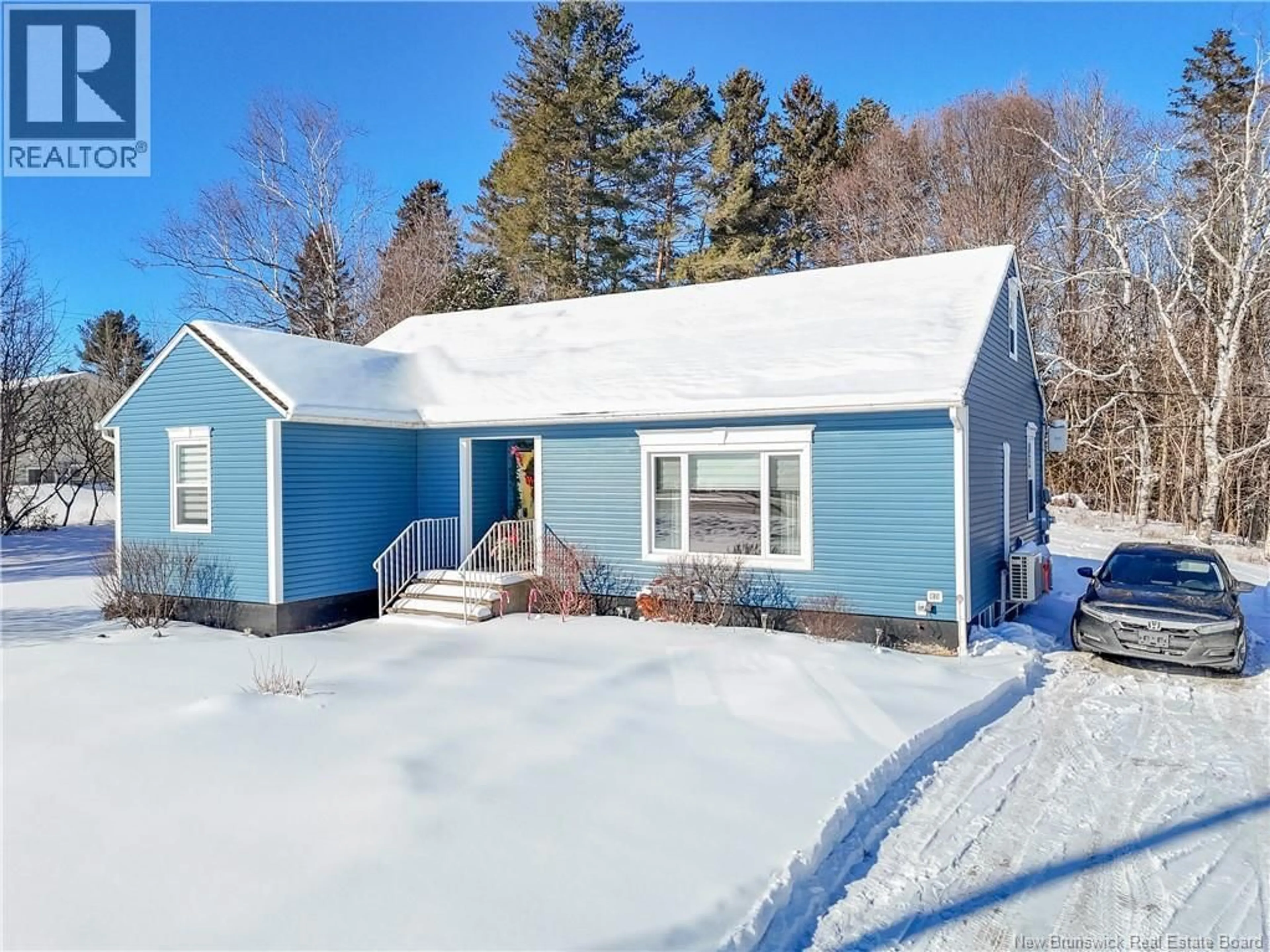 Home with vinyl exterior material, street for 744 CENTRAL STREET, Centreville New Brunswick E7K2M5