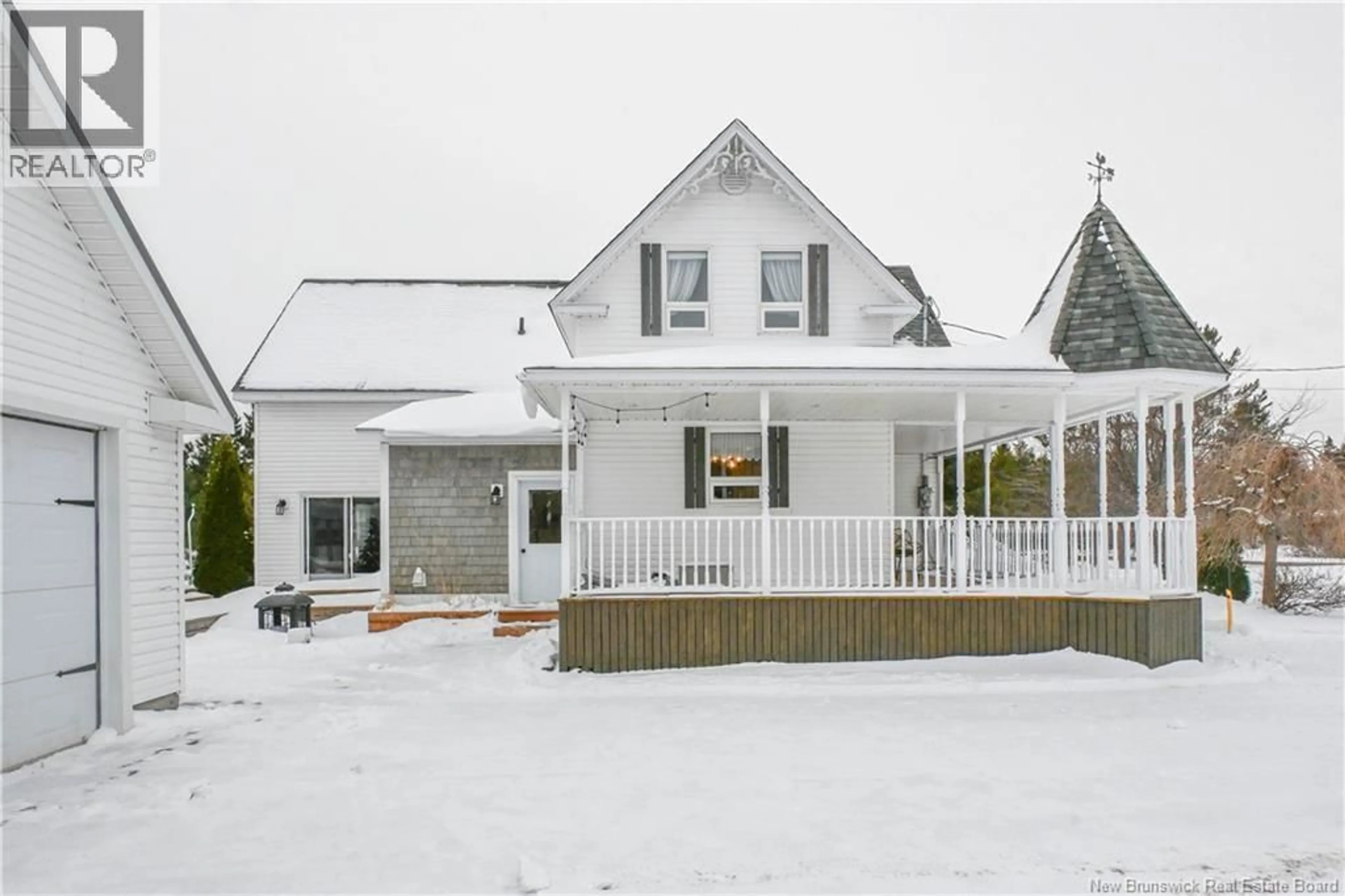Home with vinyl exterior material, street for 48 MCLAUGHLIN ROAD, Pointe-à-Bouleau New Brunswick E1X2G4