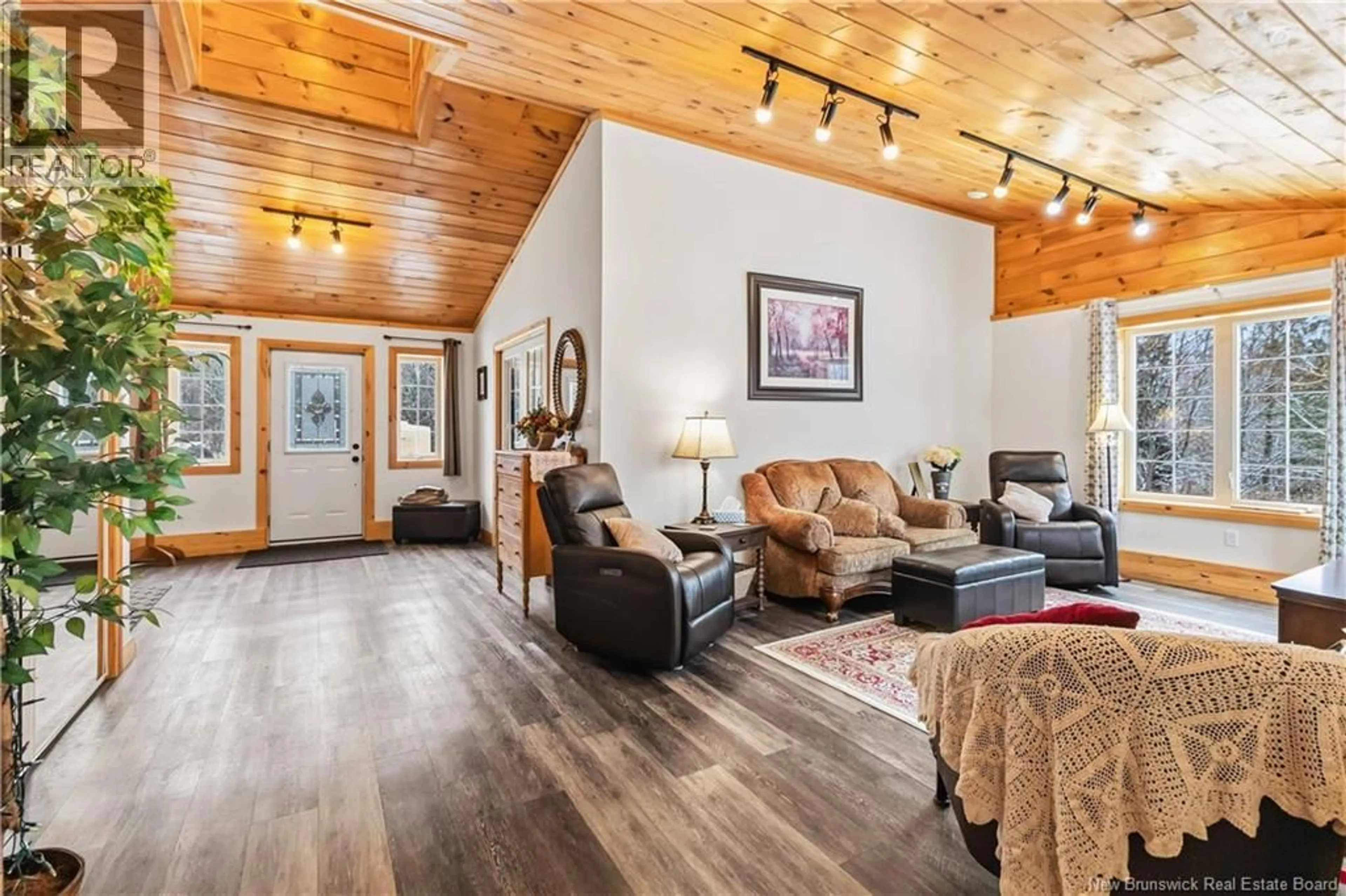 Living room with furniture, wood/laminate floor for 1937 MELANSON ROAD, Lakeburn New Brunswick E1H2C6