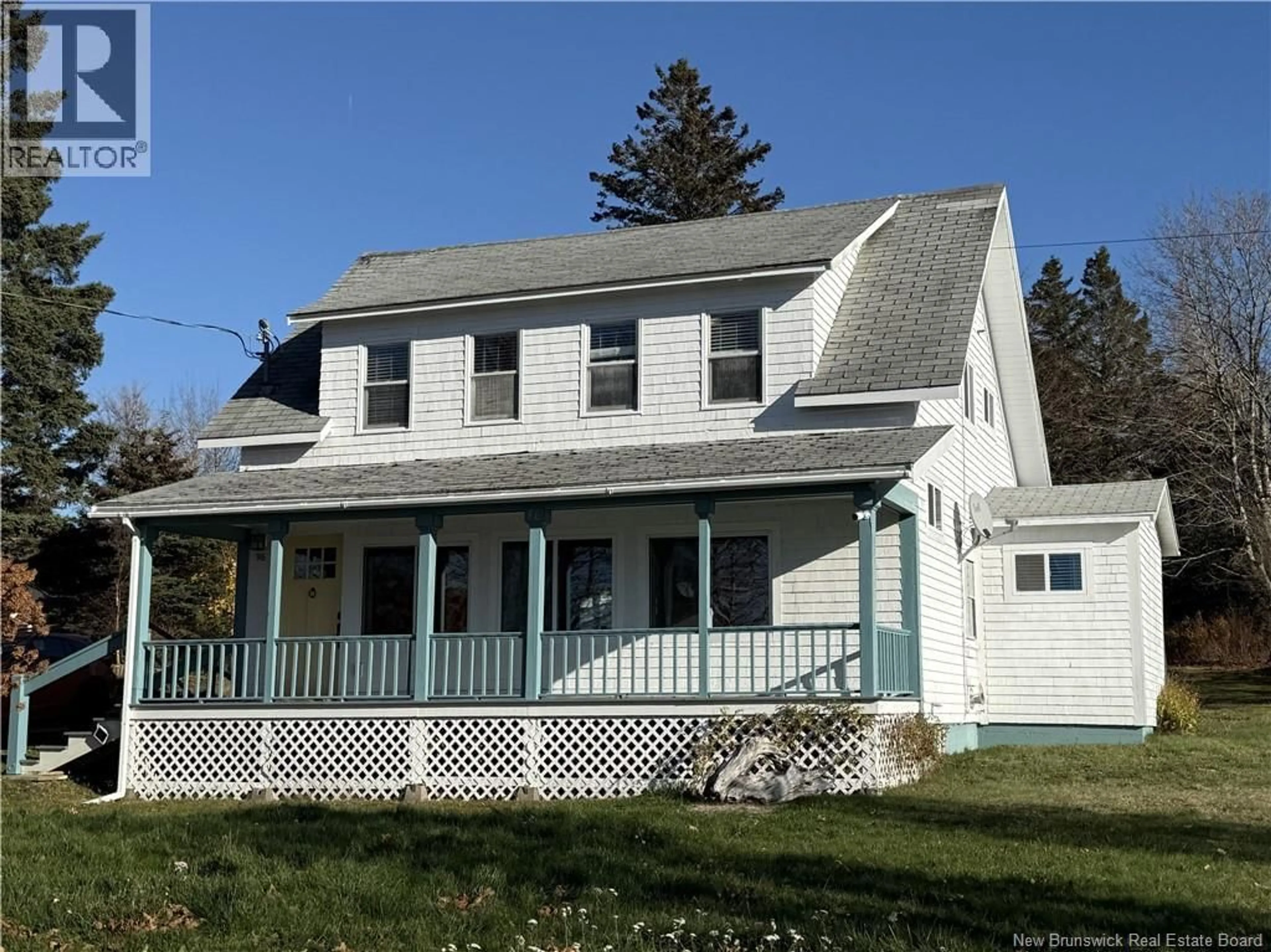 Home with vinyl exterior material, street for 96 WELSHPOOL BACK ROAD, Welshpool New Brunswick E5E1G9