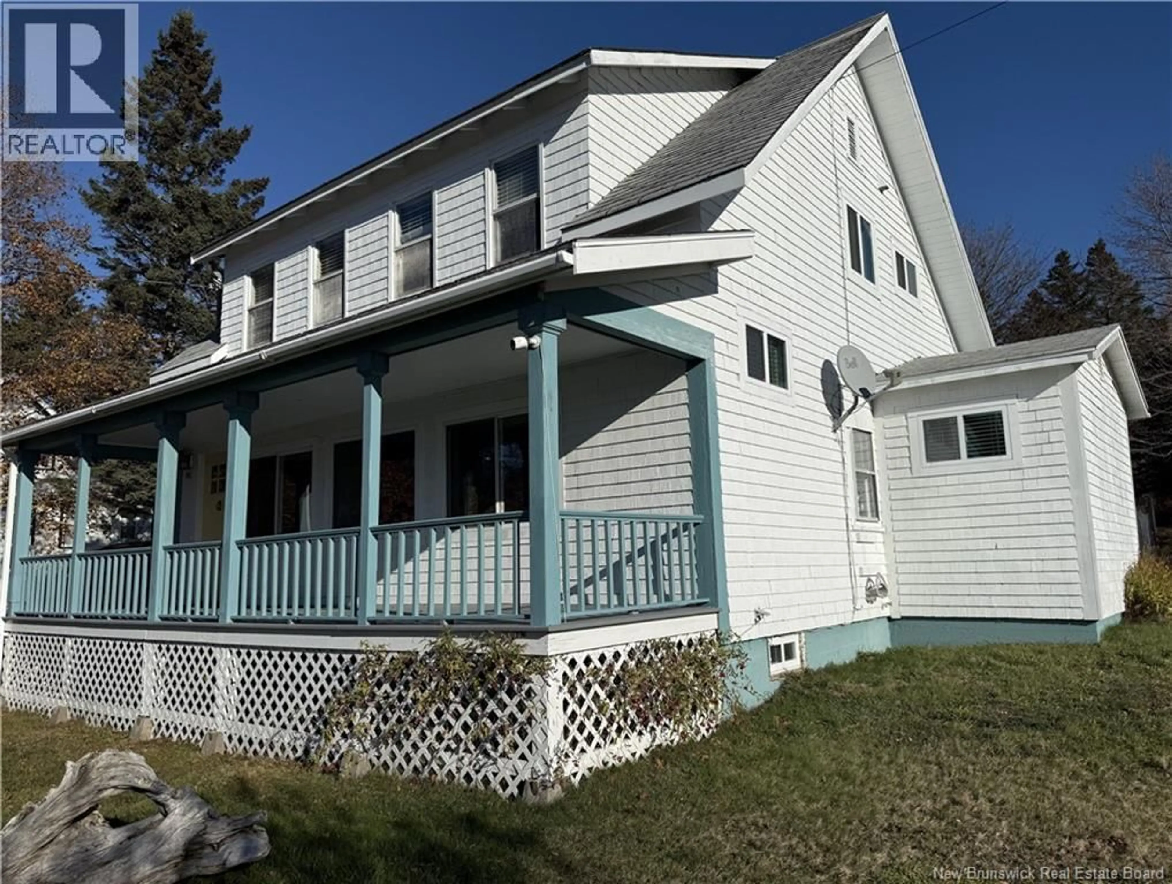 Home with vinyl exterior material, street for 96 WELSHPOOL BACK ROAD, Welshpool New Brunswick E5E1G9