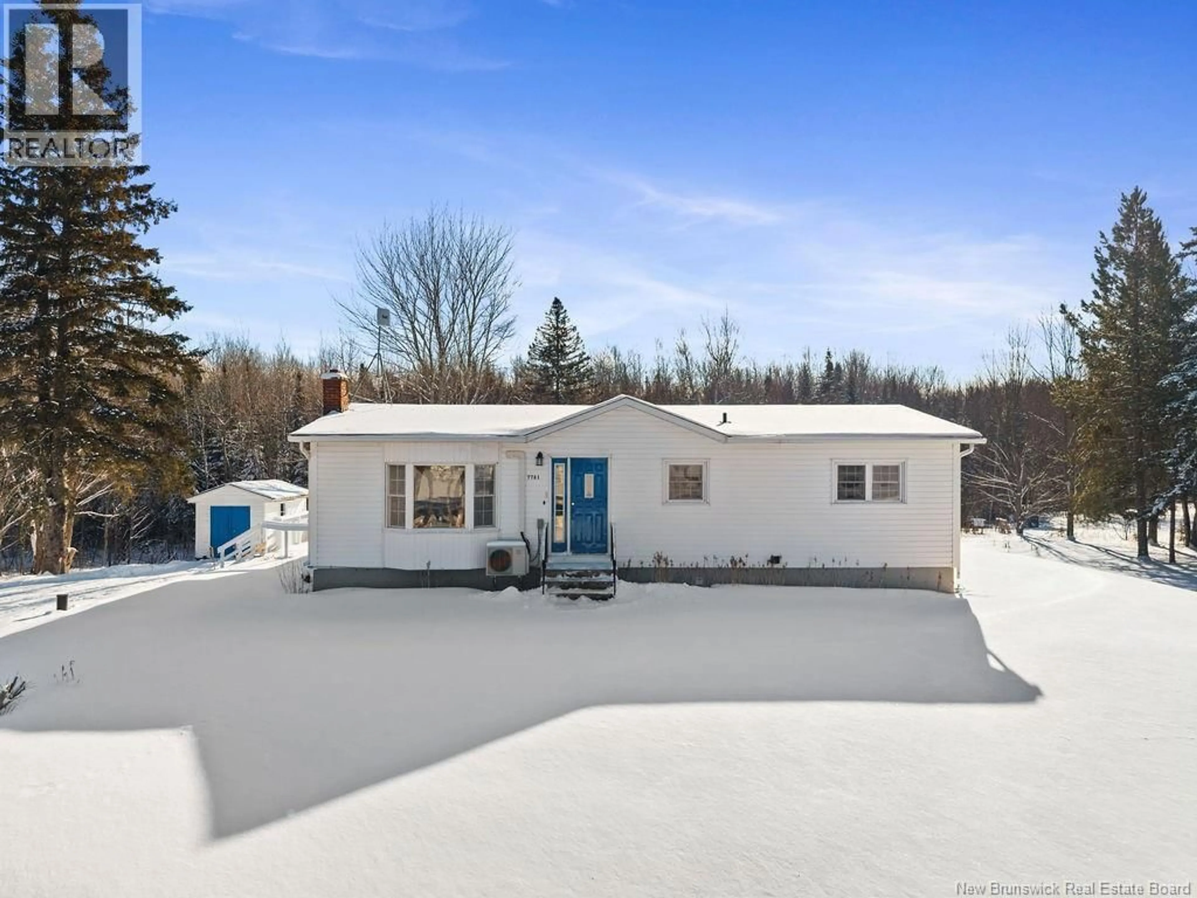 Home with vinyl exterior material, unknown for 7781 ROUTE 117, Black River Bridge New Brunswick E1N5K7