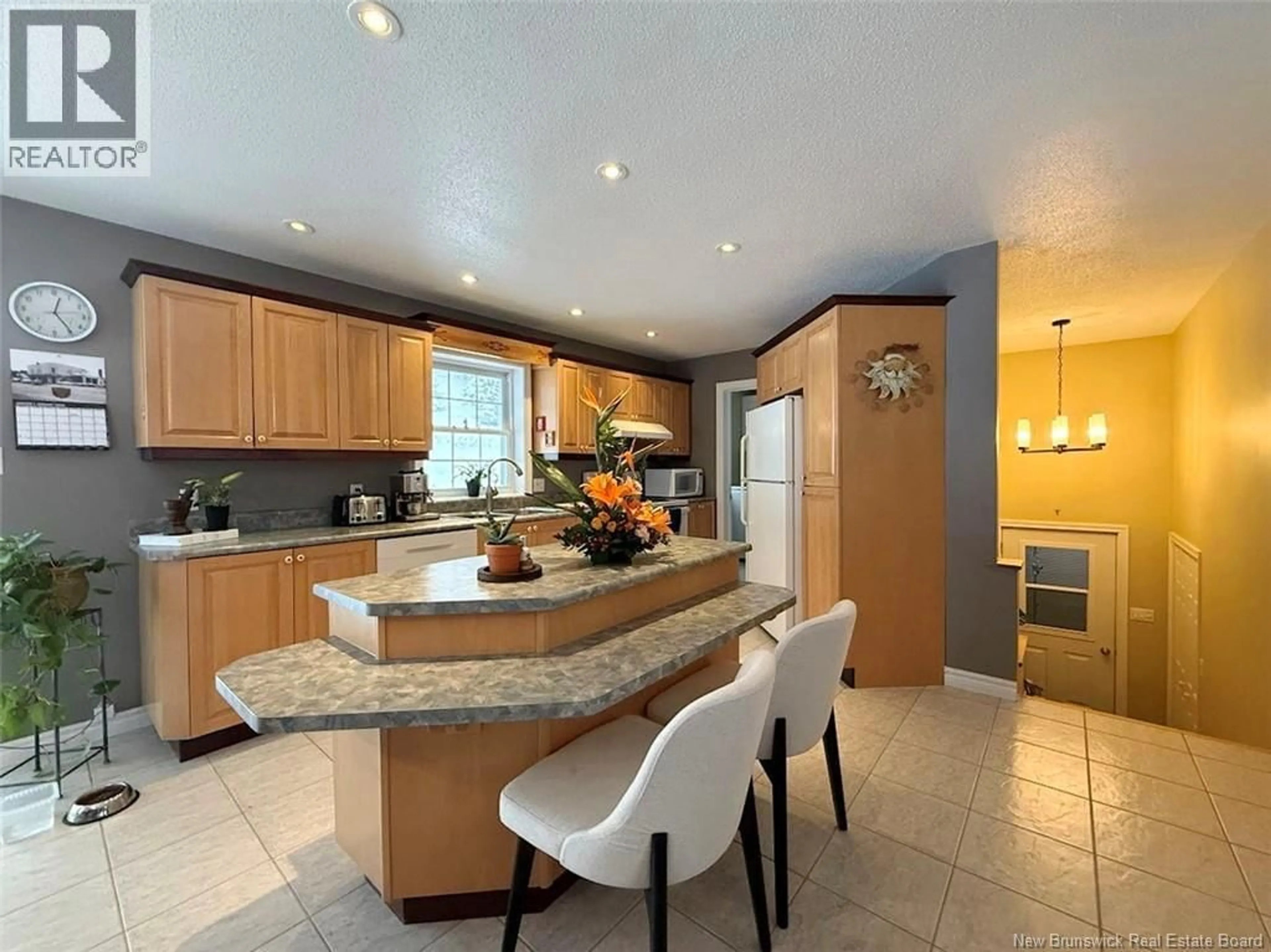 Open concept kitchen, ceramic/tile floor for 45 CASTONGUAY ROAD, Saint-Jacques New Brunswick E7B2B3