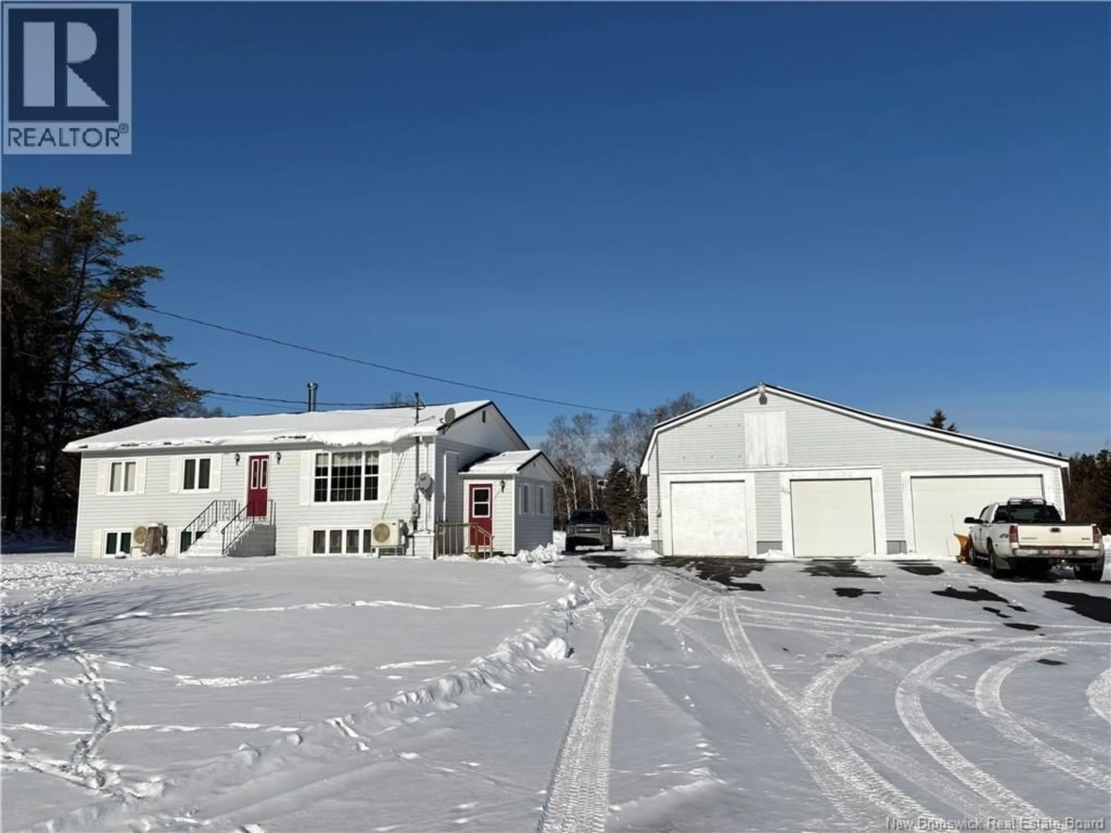 A pic from outside/outdoor area/front of a property/back of a property/a pic from drone, street for 1113 MASCARENE ROAD, Caithness New Brunswick E5C2T6