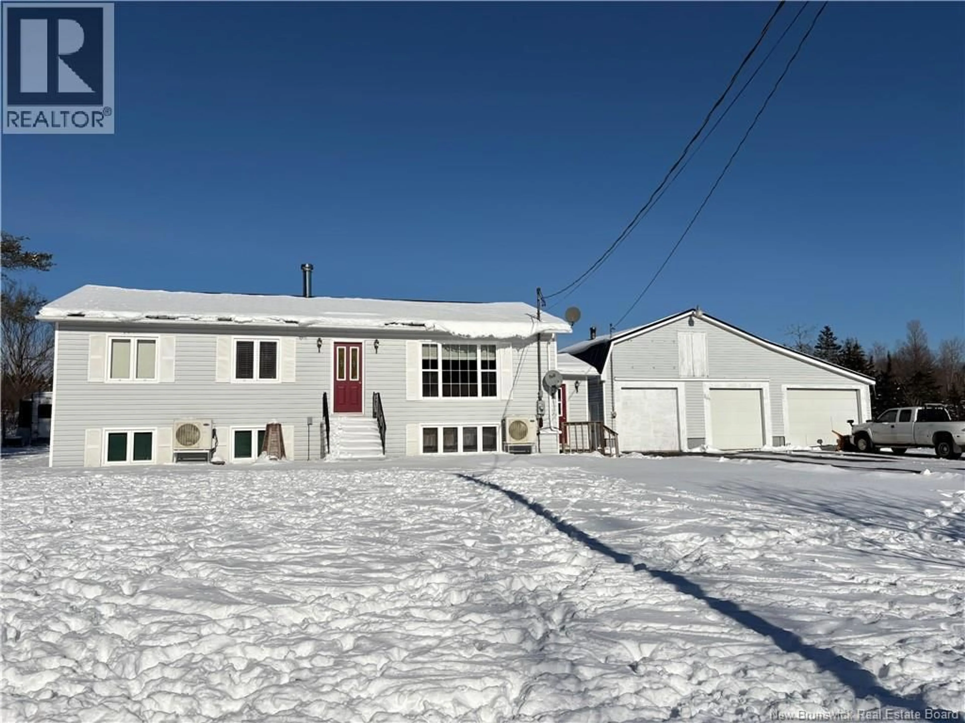 A pic from outside/outdoor area/front of a property/back of a property/a pic from drone, street for 1113 MASCARENE ROAD, Caithness New Brunswick E5C2T6