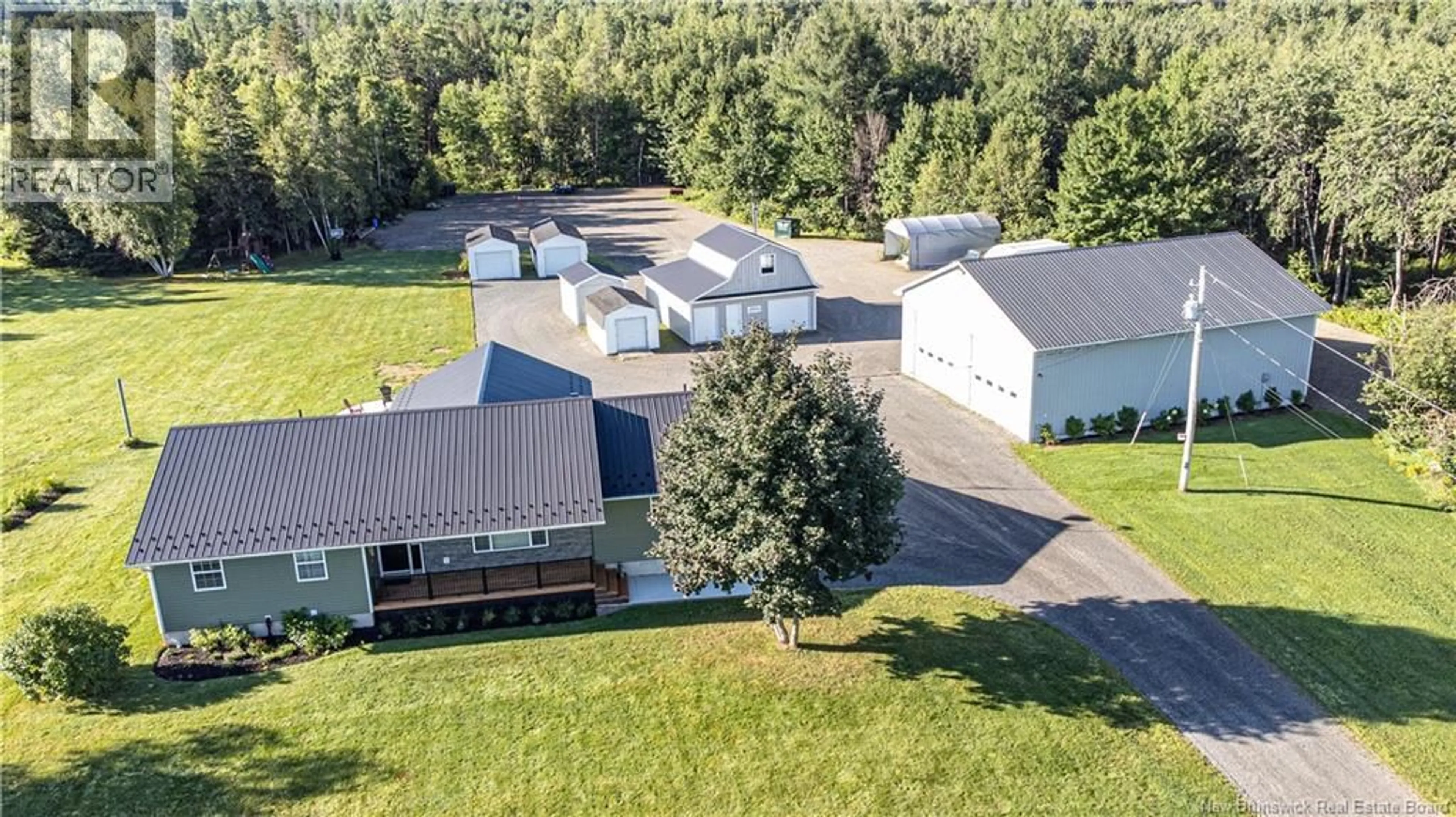A pic from outside/outdoor area/front of a property/back of a property/a pic from drone, building for 1319 RTE 104, Upper Keswick New Brunswick E6L2G8