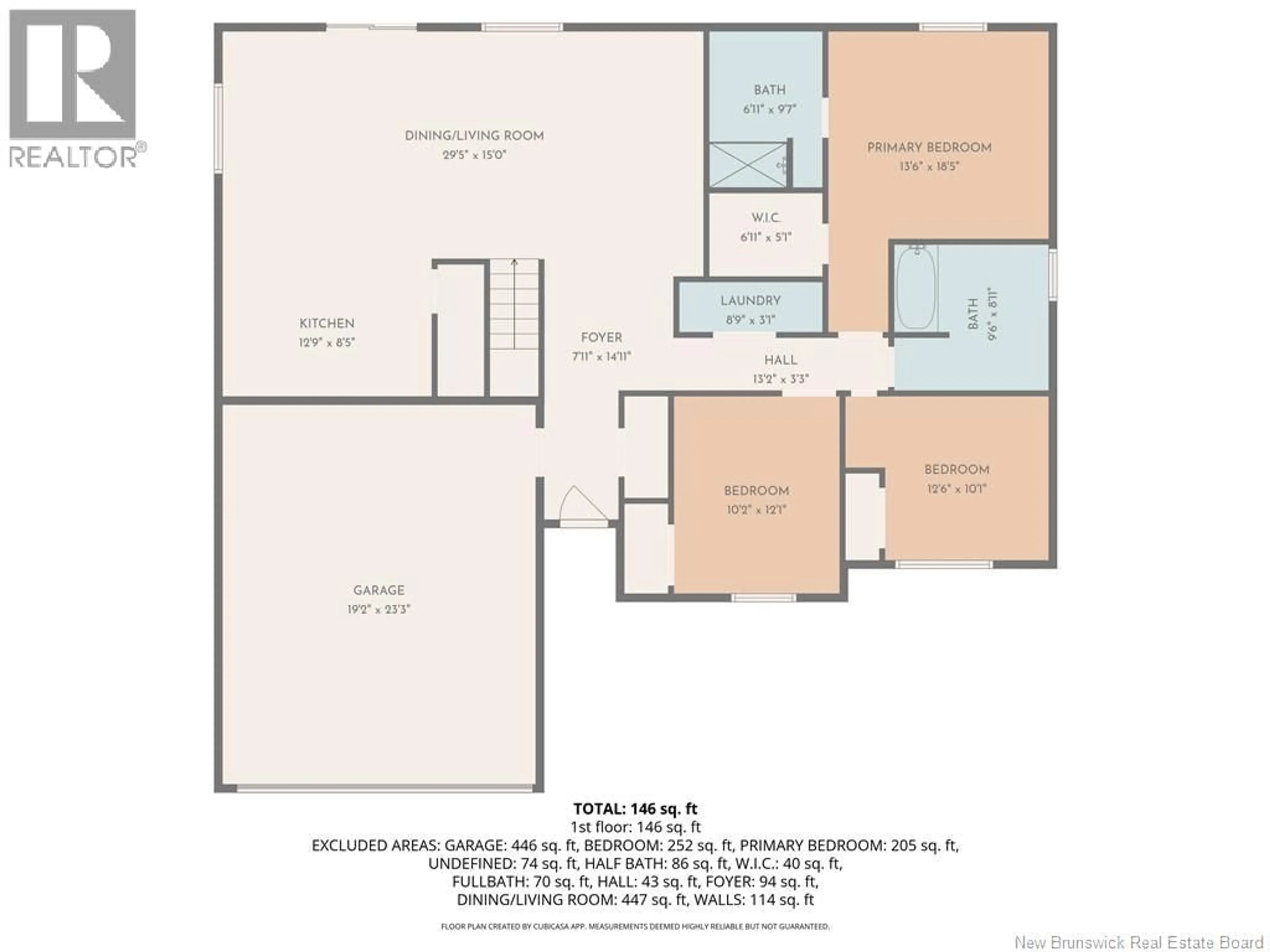 Floor plan for 33 BURMAN STREET, Sackville New Brunswick E4L0E1