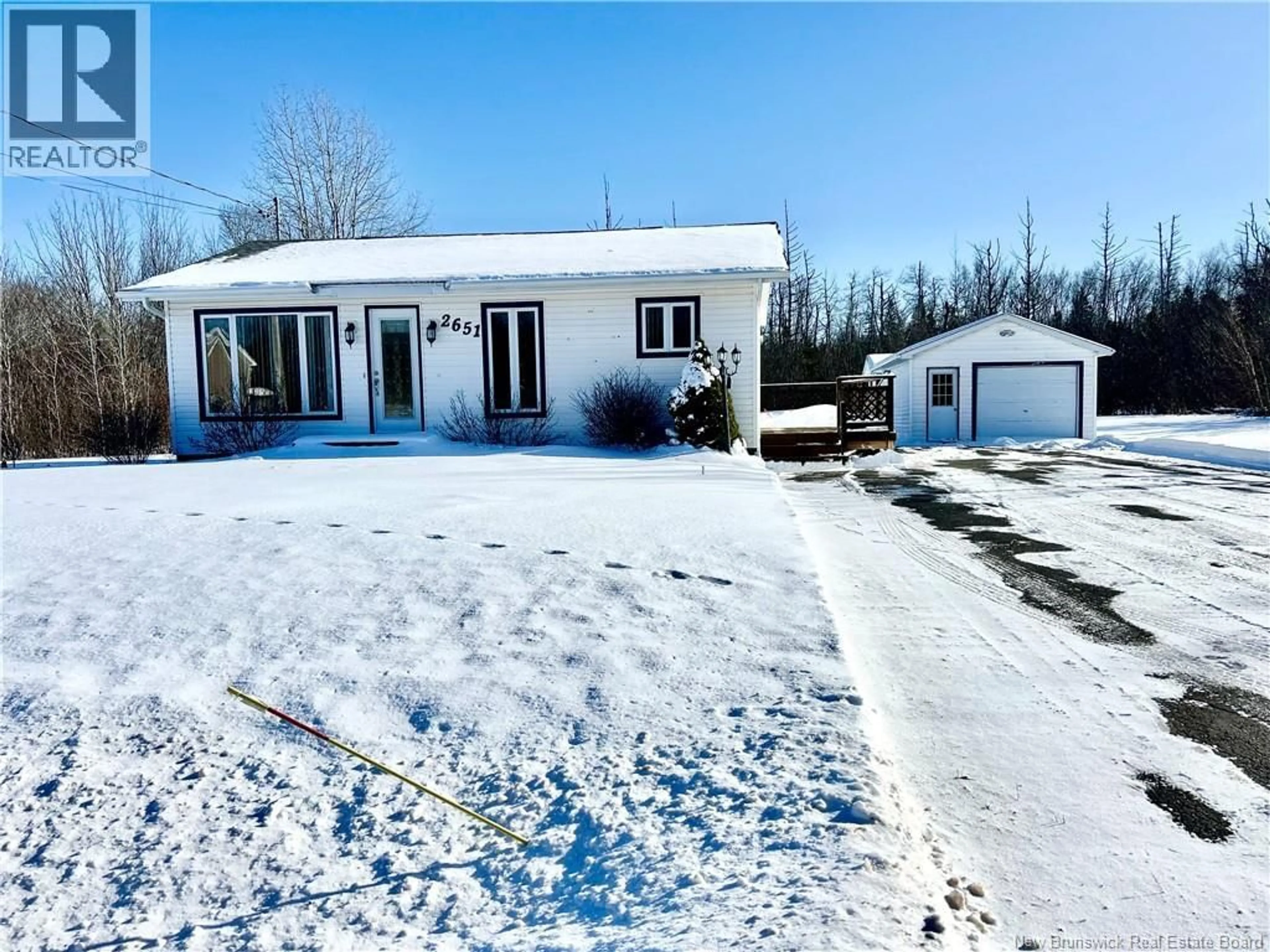 A pic from outside/outdoor area/front of a property/back of a property/a pic from drone, street for 2651 335 ROUTE, Évangéline New Brunswick E8P1S8