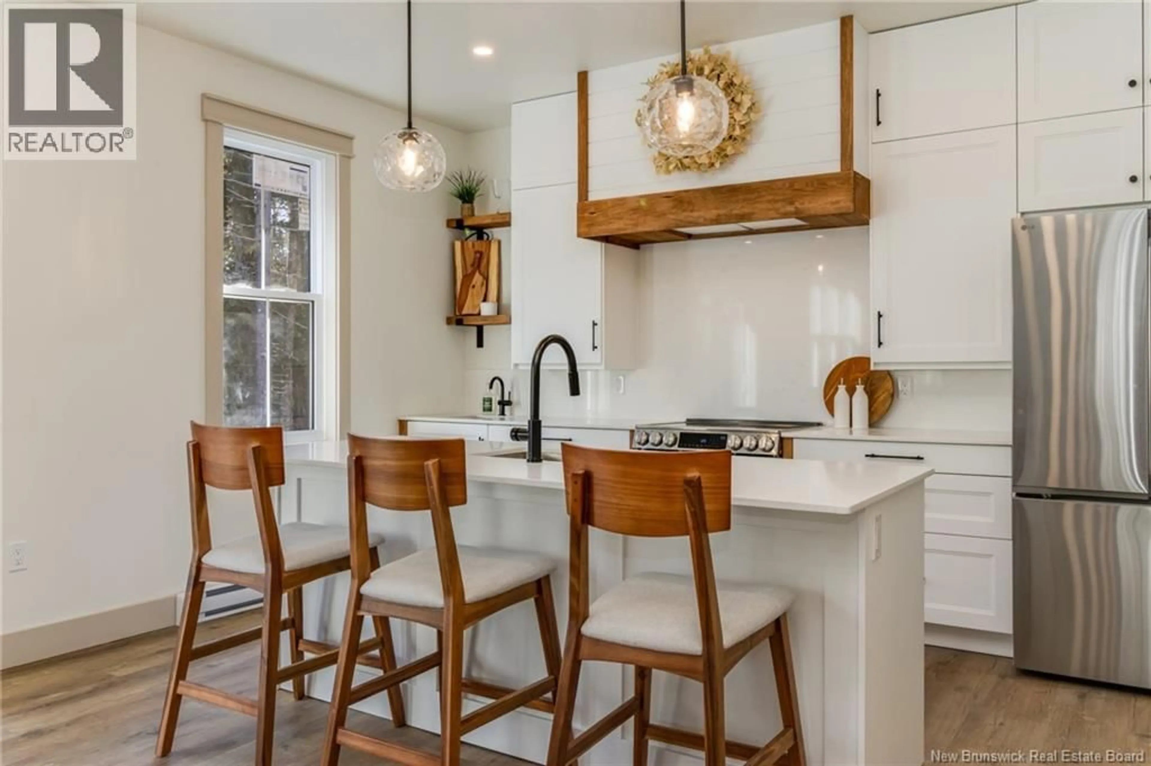 Open concept kitchen, ceramic/tile floor for 87 CHATEAU DRIVE, McLeod Hill New Brunswick E3G5X6