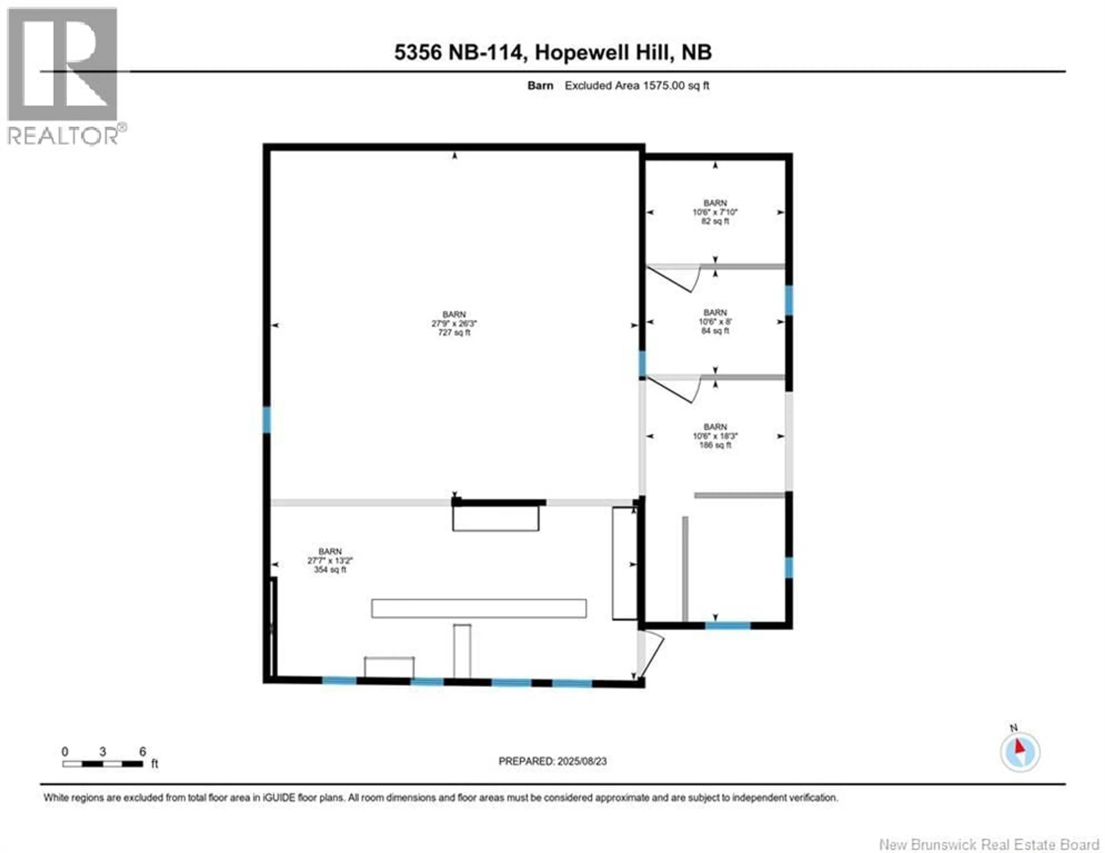 Floor plan for 5356 ROUTE 114, Hopewell Hill New Brunswick E4H3N3