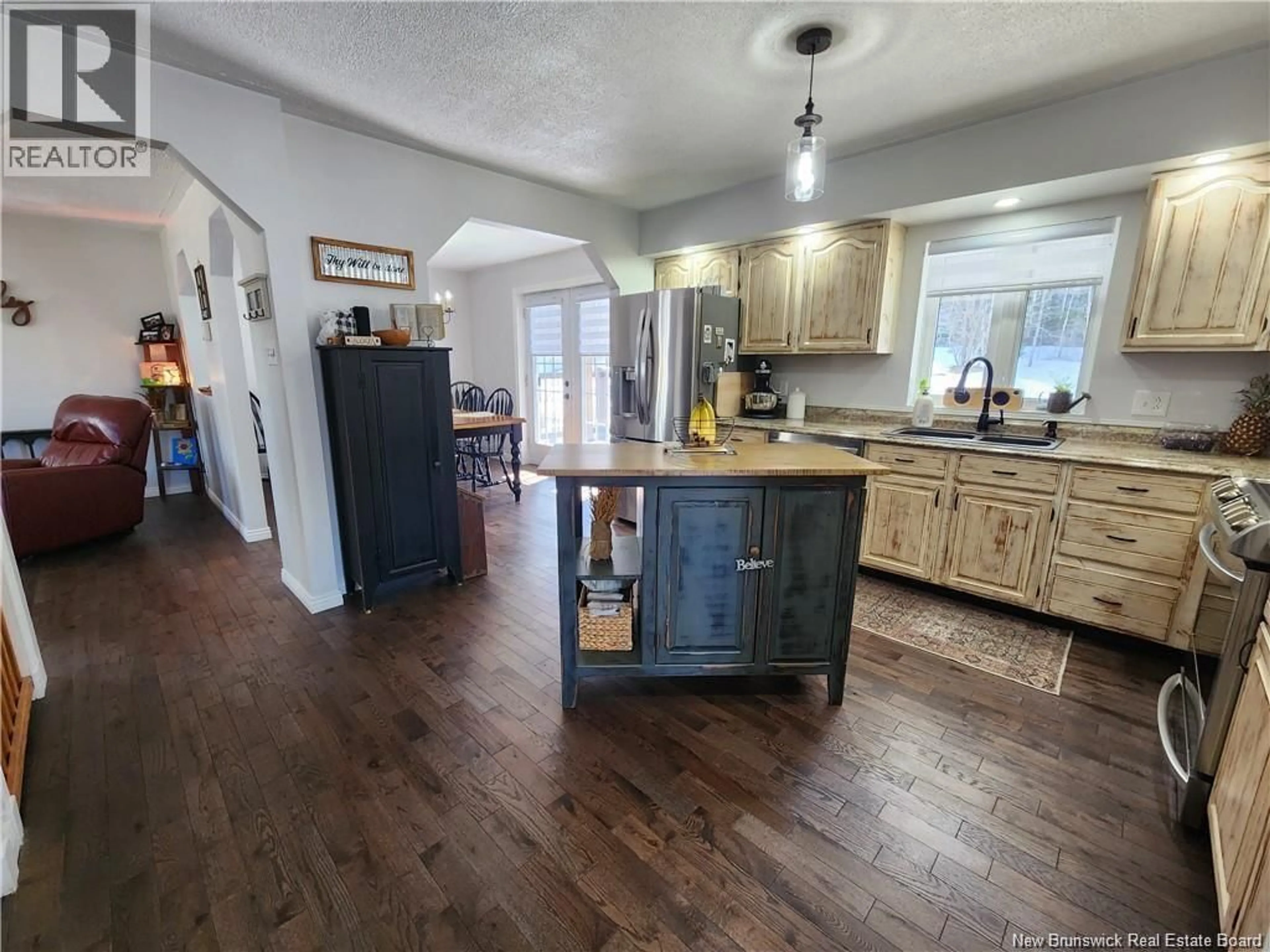 Open concept kitchen, unknown for 949 WEST RIVER ROAD, Grand Falls New Brunswick E3Z1S2