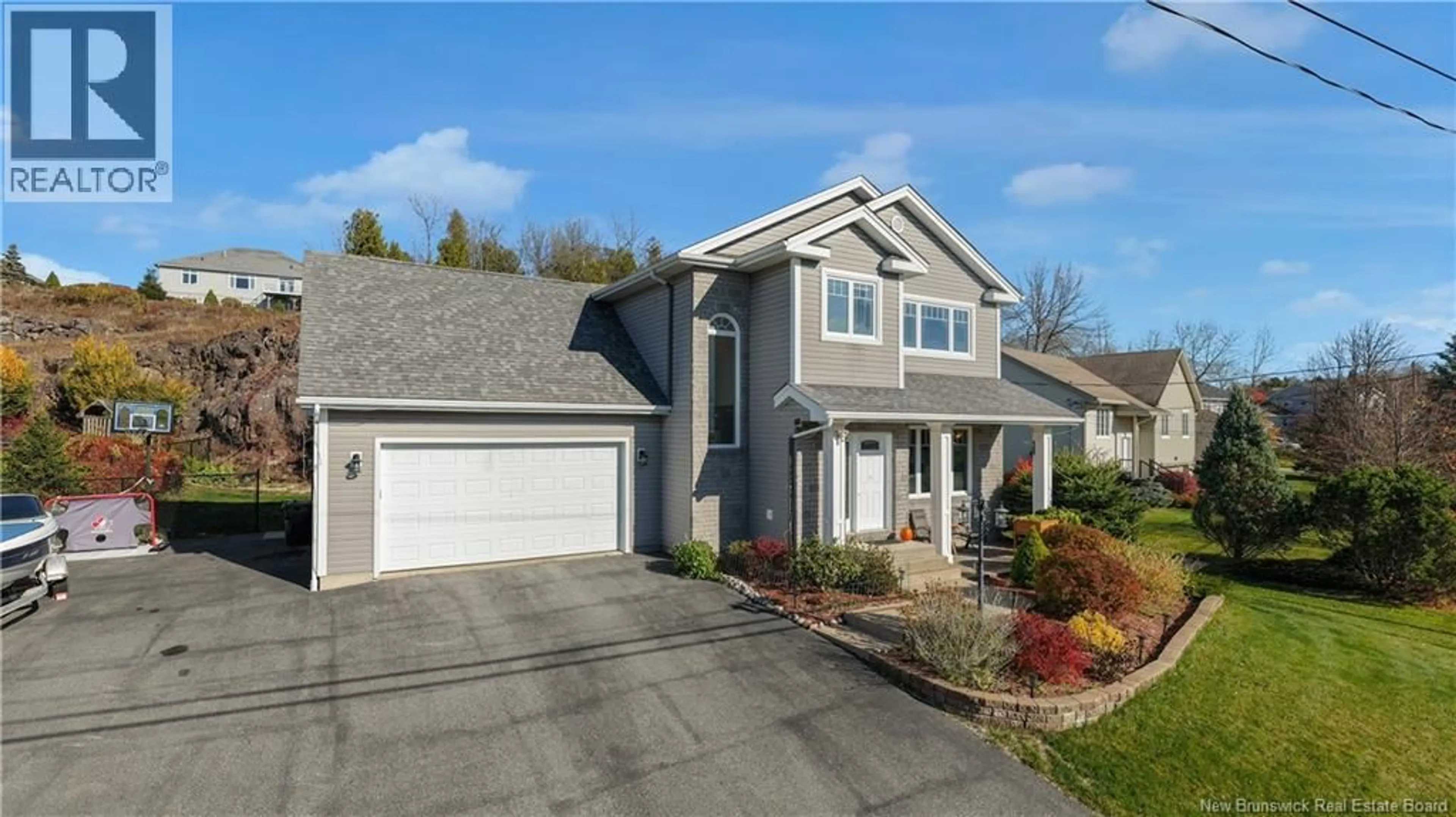 Home with vinyl exterior material, street for 24 ANCHORAGE AVENUE, Saint John New Brunswick E2K5R1