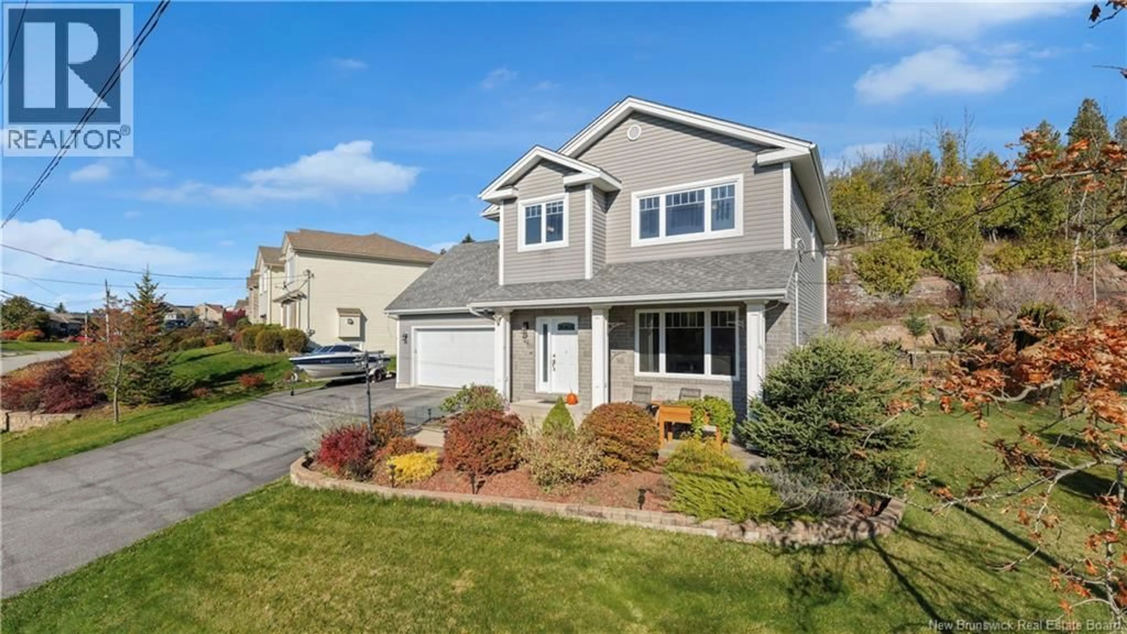 Home with vinyl exterior material, street for 24 ANCHORAGE AVENUE, Saint John New Brunswick E2K5R1