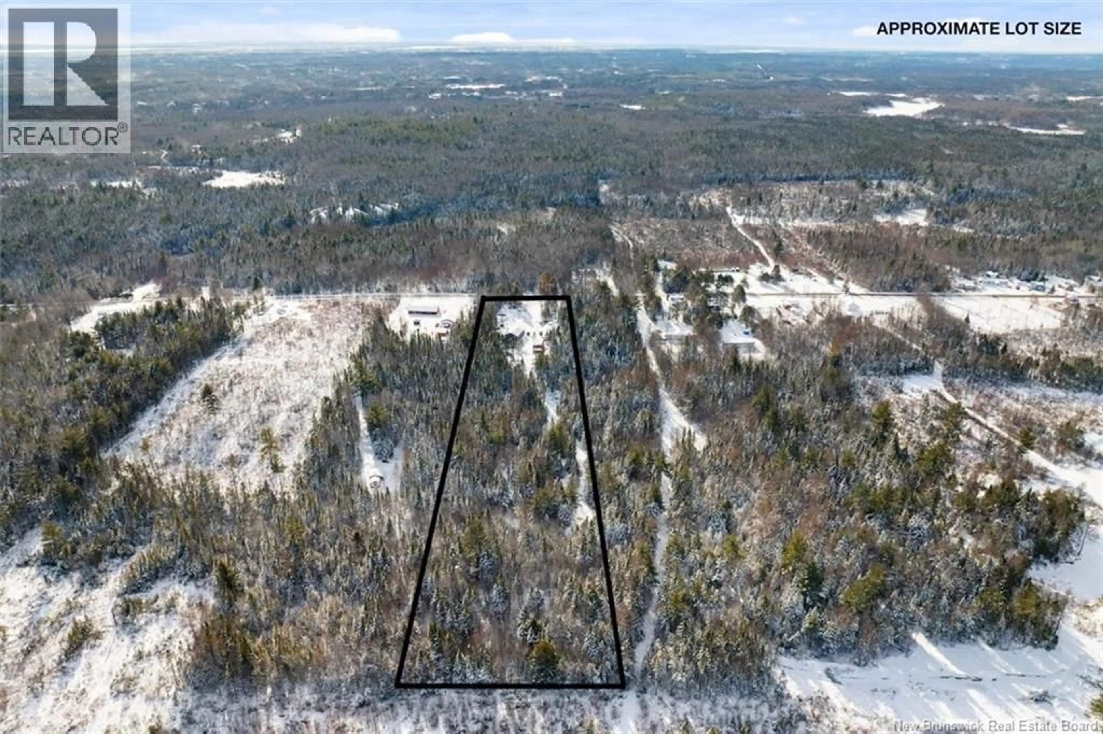 A pic from outside/outdoor area/front of a property/back of a property/a pic from drone, forest/trees view for 166 SLOPE ROAD, Minto New Brunswick E4B3G6