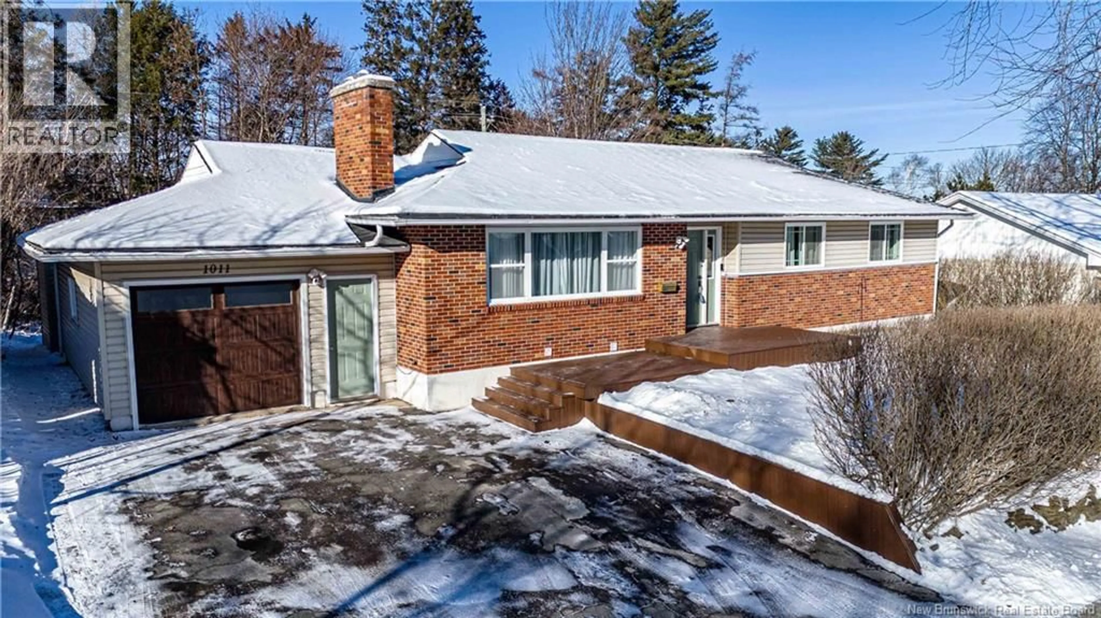 Home with brick exterior material, street for 1011 YORK, Fredericton New Brunswick E3B3S4